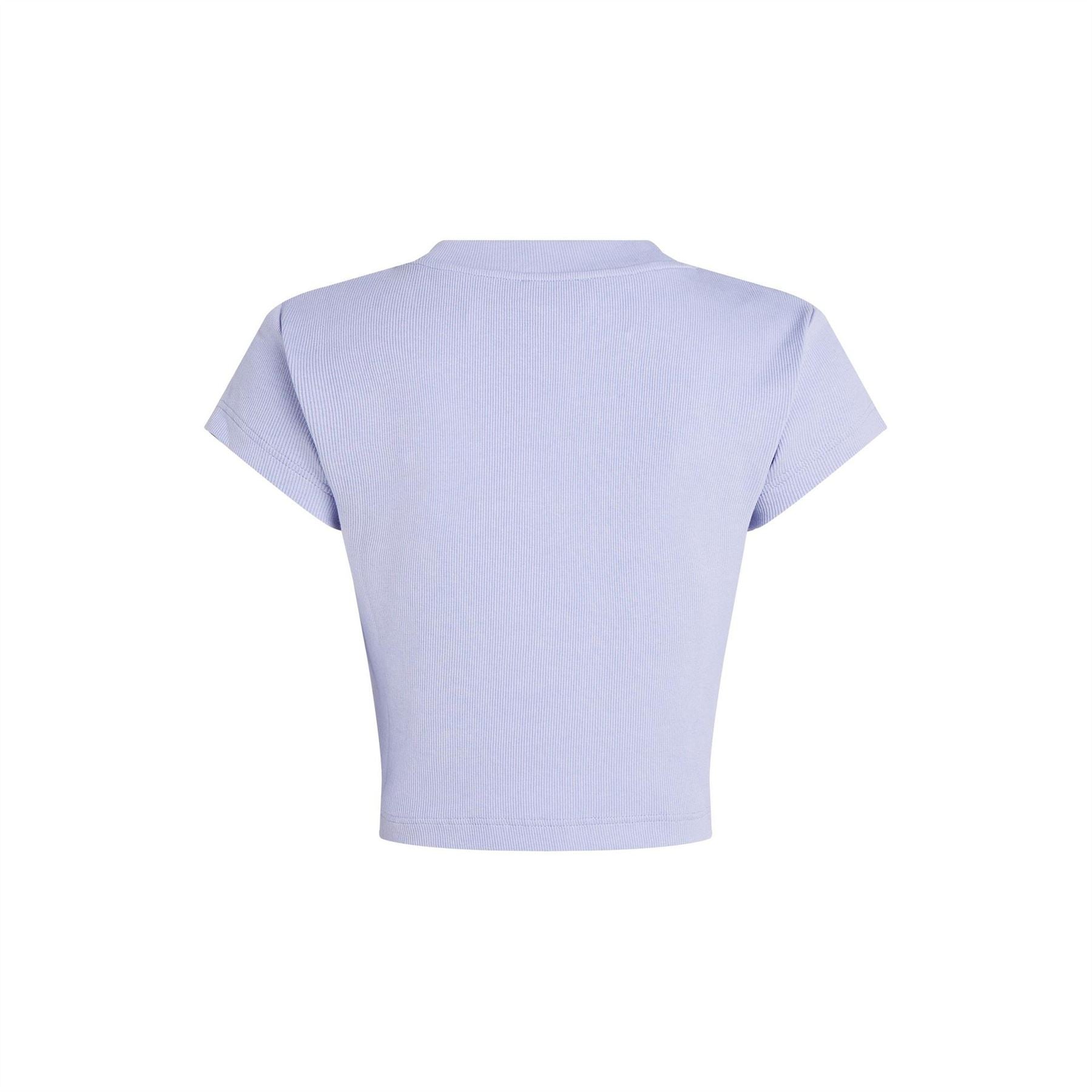 Calvin Klein Jeans Cropped Slim Fit Crew Neck T-Shirt
