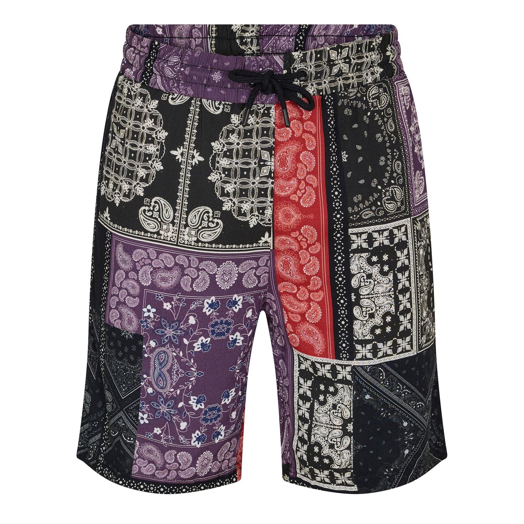 Criminal Damage Bandana Fleece Jogger Shorts