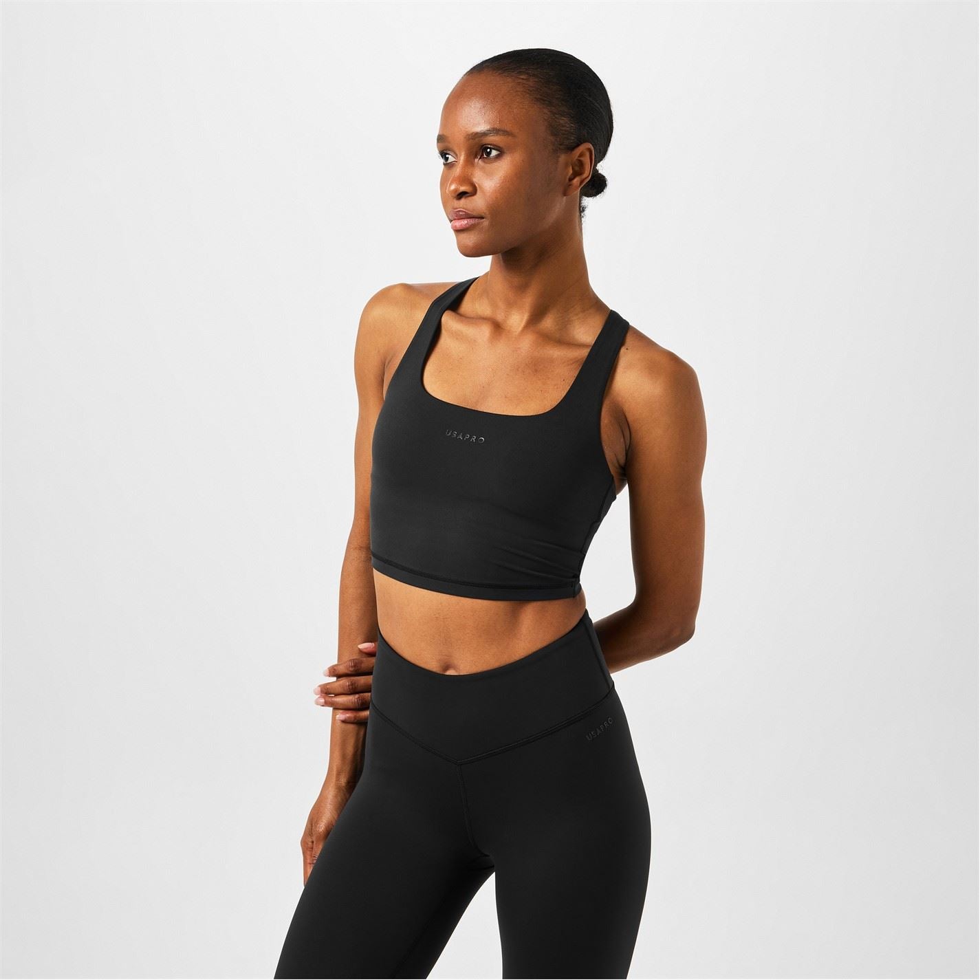 USA Pro Womens Pro Square Neck Bra