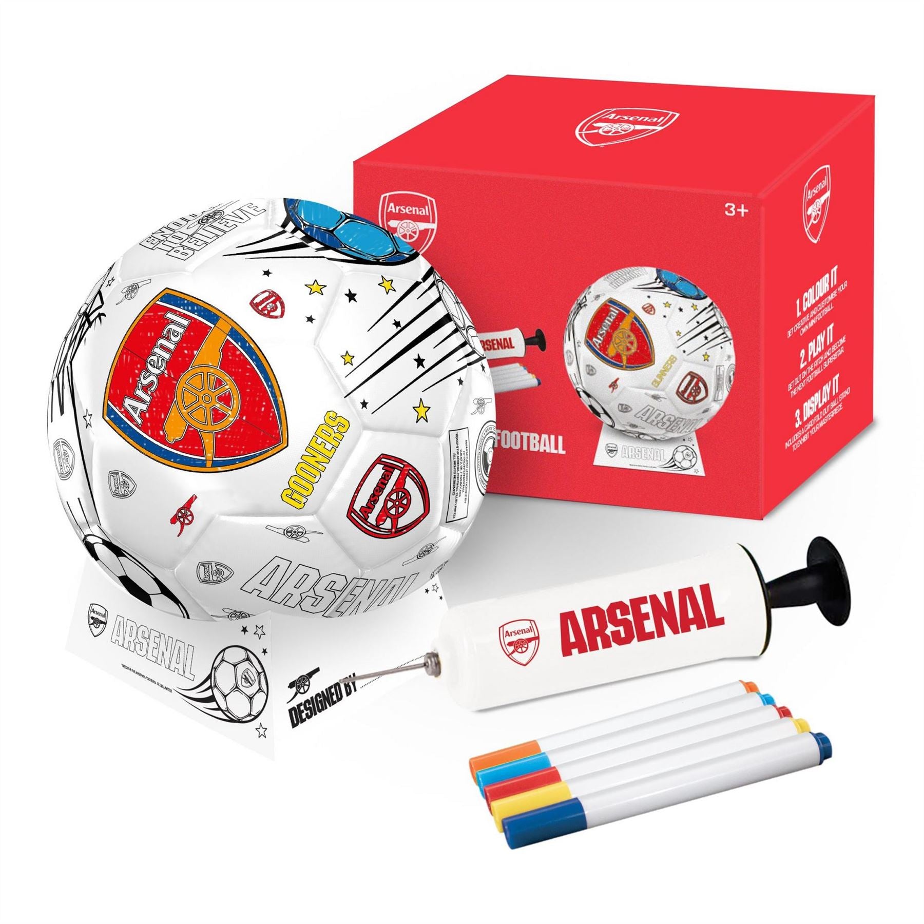 Team Colour In Football Supporter Set