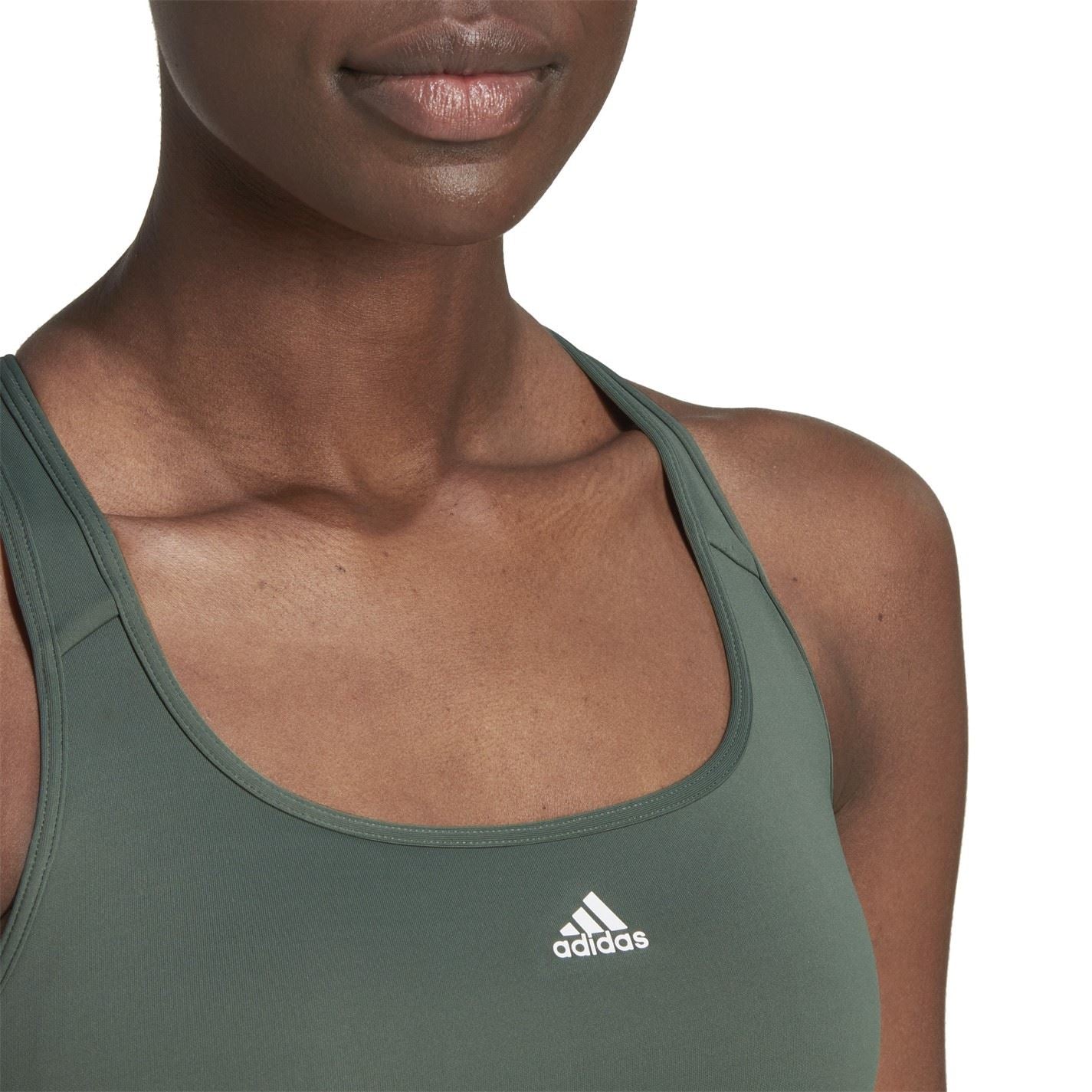 adidas Womens Powerreact Training Medium Support Sports Bra
