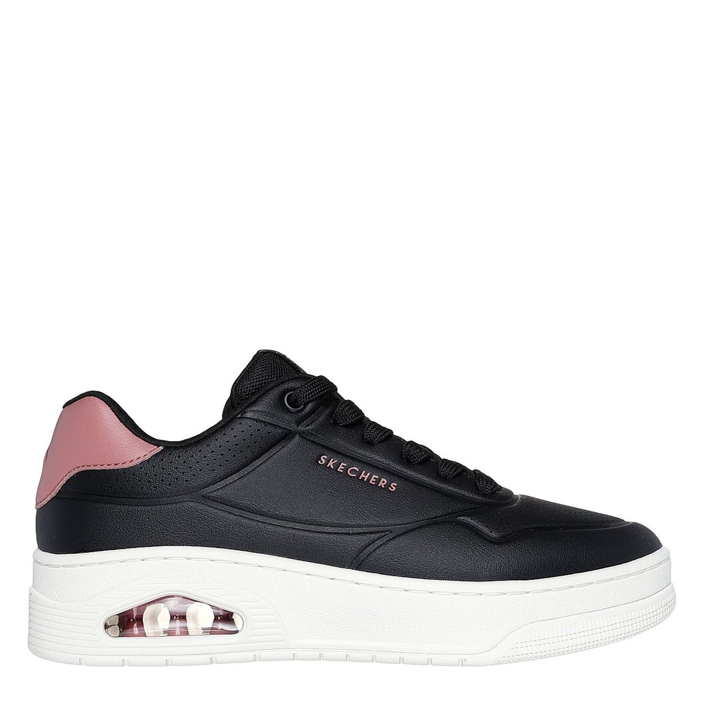 Skechers Uno Low Heel Court Trainers