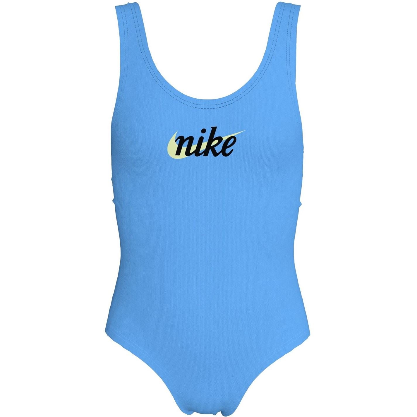 Nike Logo Print One Piece Swimsuit