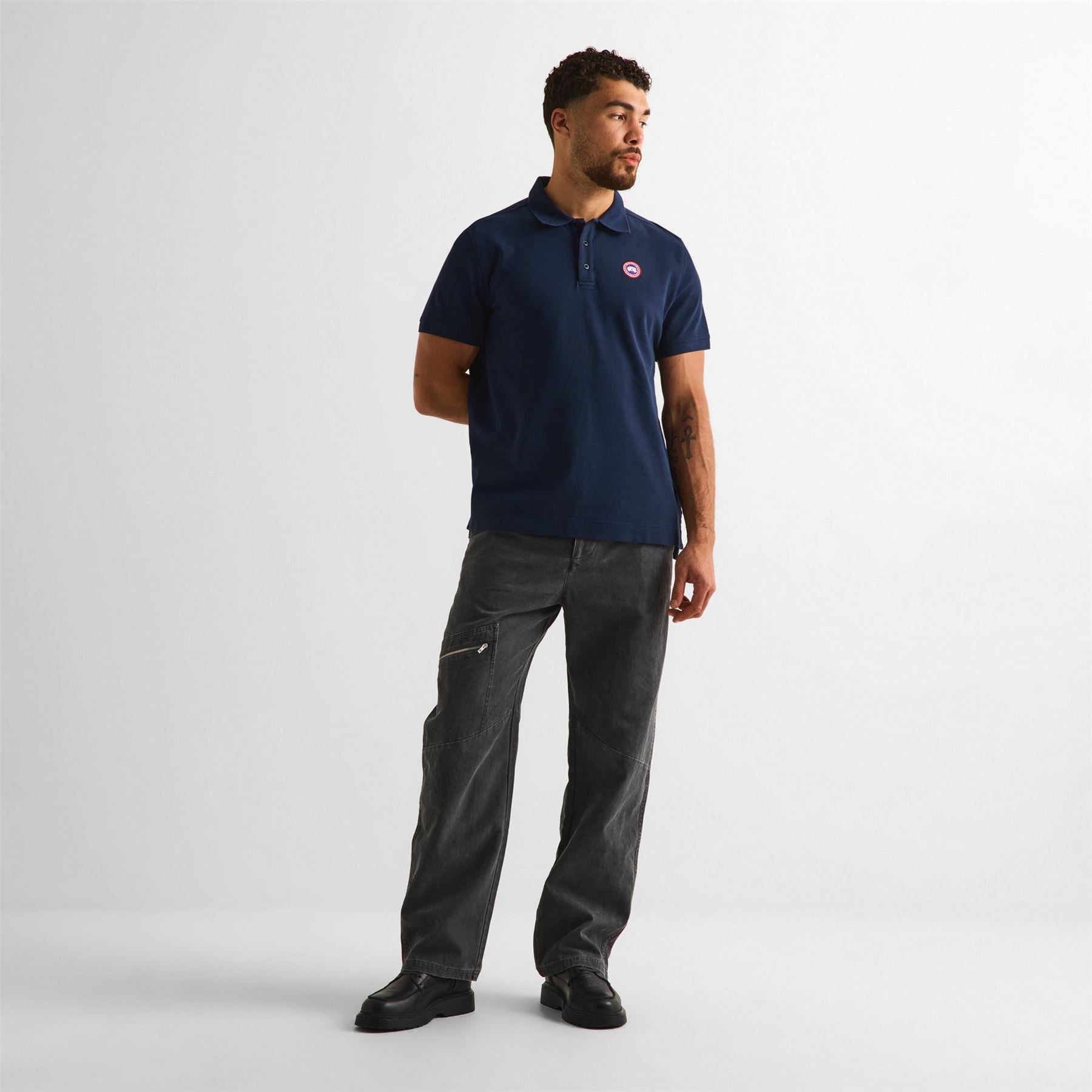 Canada Goose Beckley Logo Cotton Polo Shirt