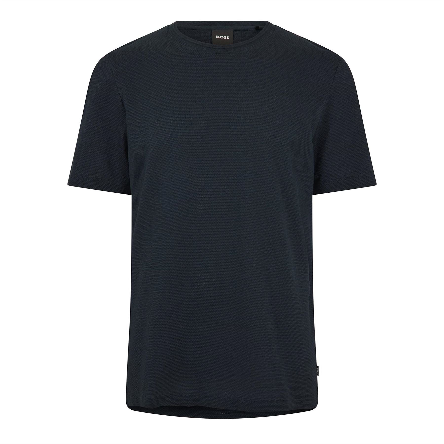 Boss Tiburt Bubble Structure Cotton Short Sleeve T-Shirt
