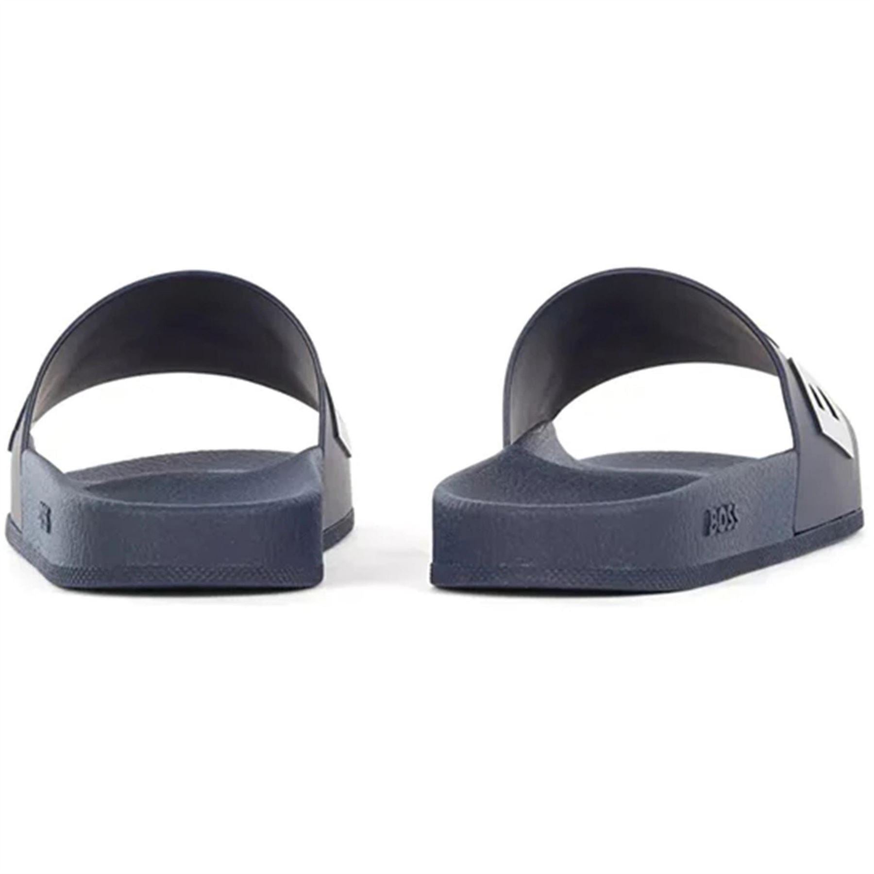 Boss Bay Logo Sliders, Branding Strap Sandals
