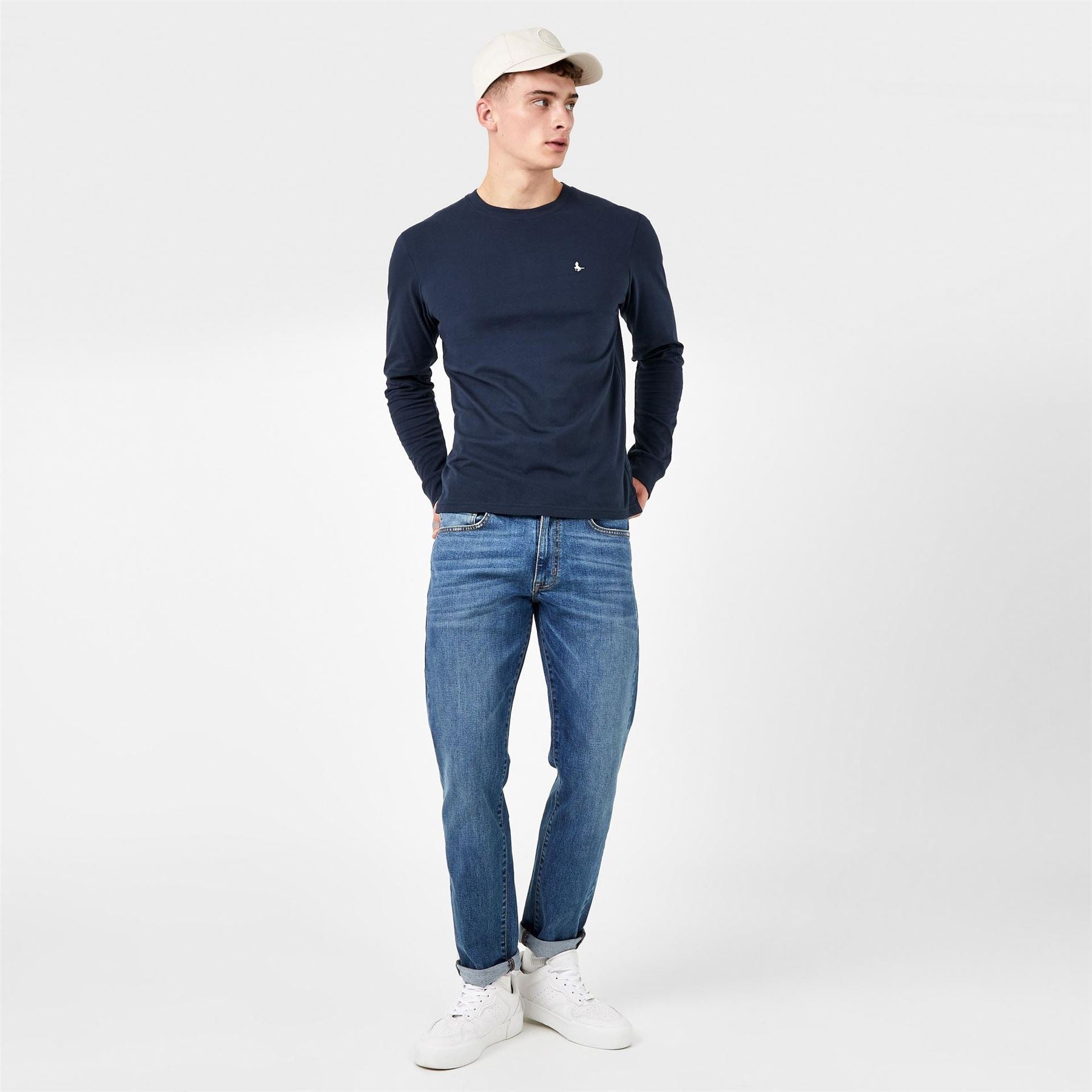 Jack Wills Mens Sandleford Long Sleeve T-Shirt