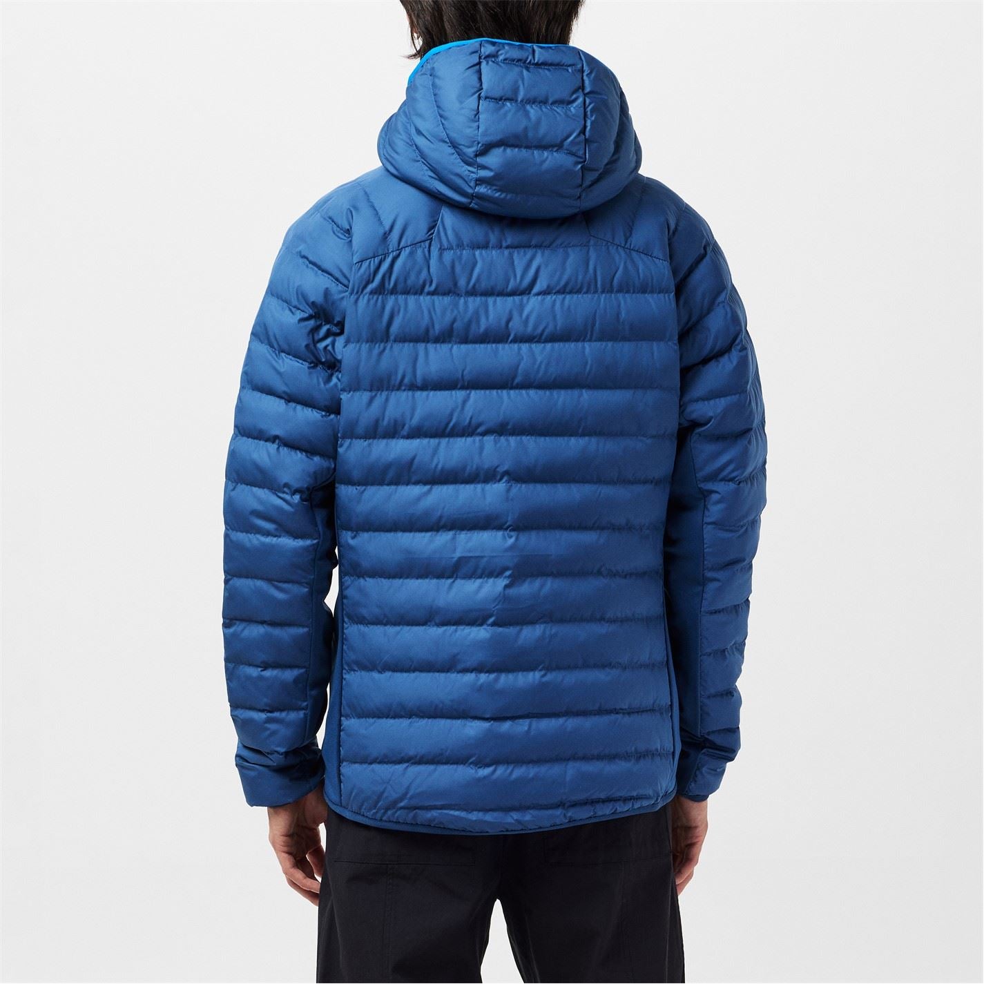 Millet Fitz Roy Solid Patterned Hooded Ribbed Cuff Down Jacket