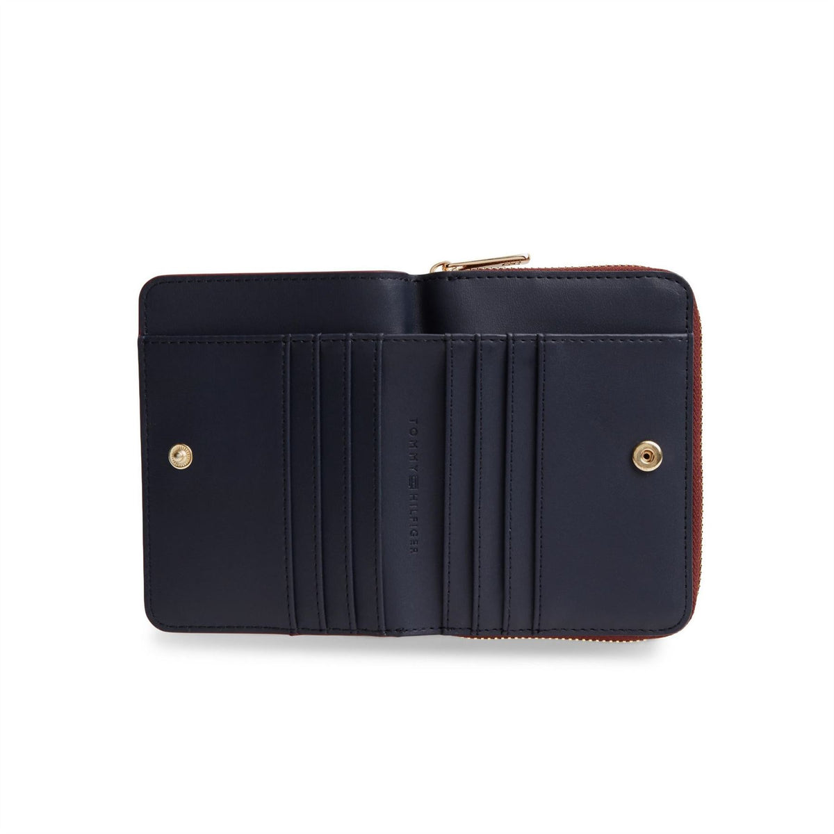 Tommy Hilfiger Icon Zip Around Wallet with Metal Branding
