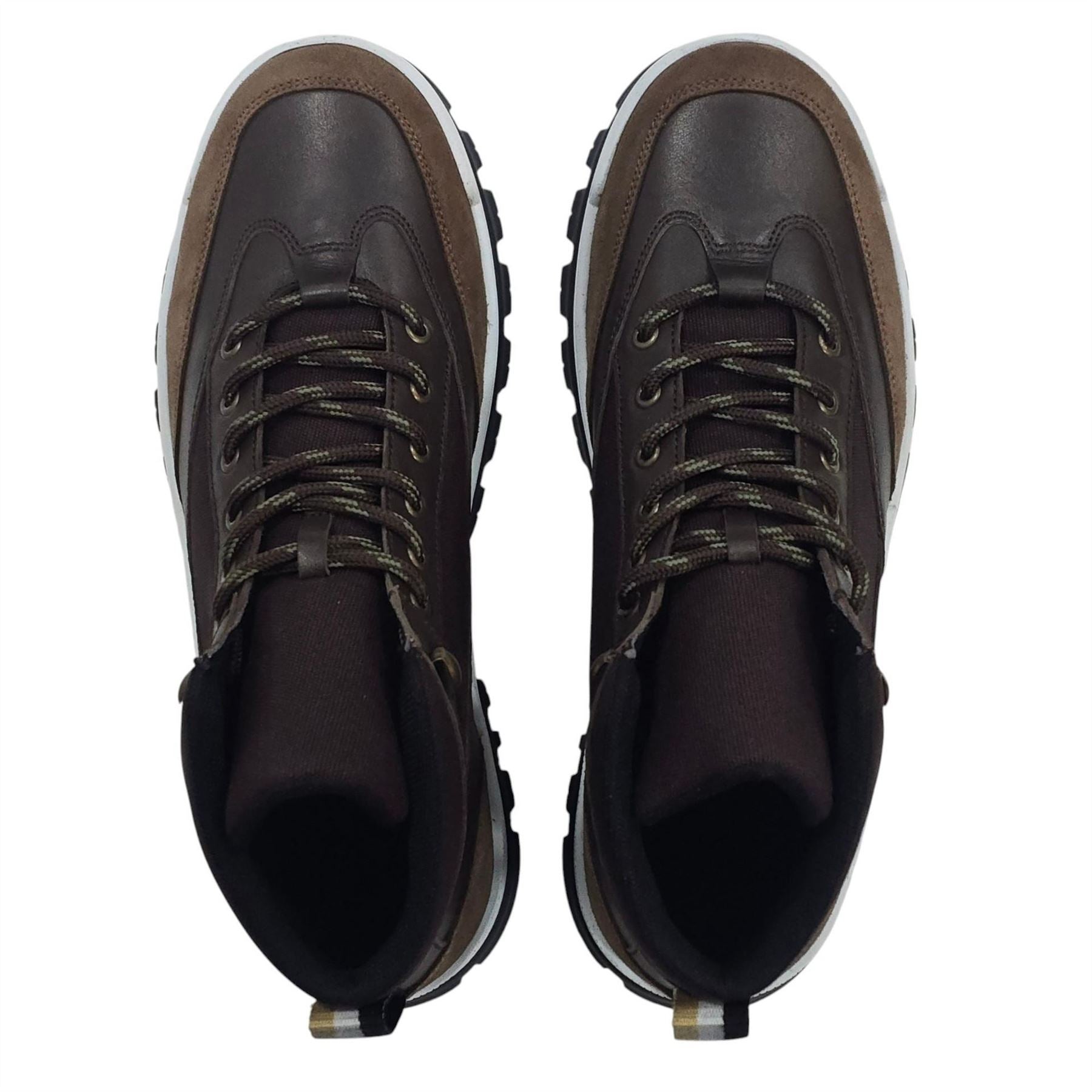 Firetrap Jason Leather Lace Up Hiker Rugged Boots