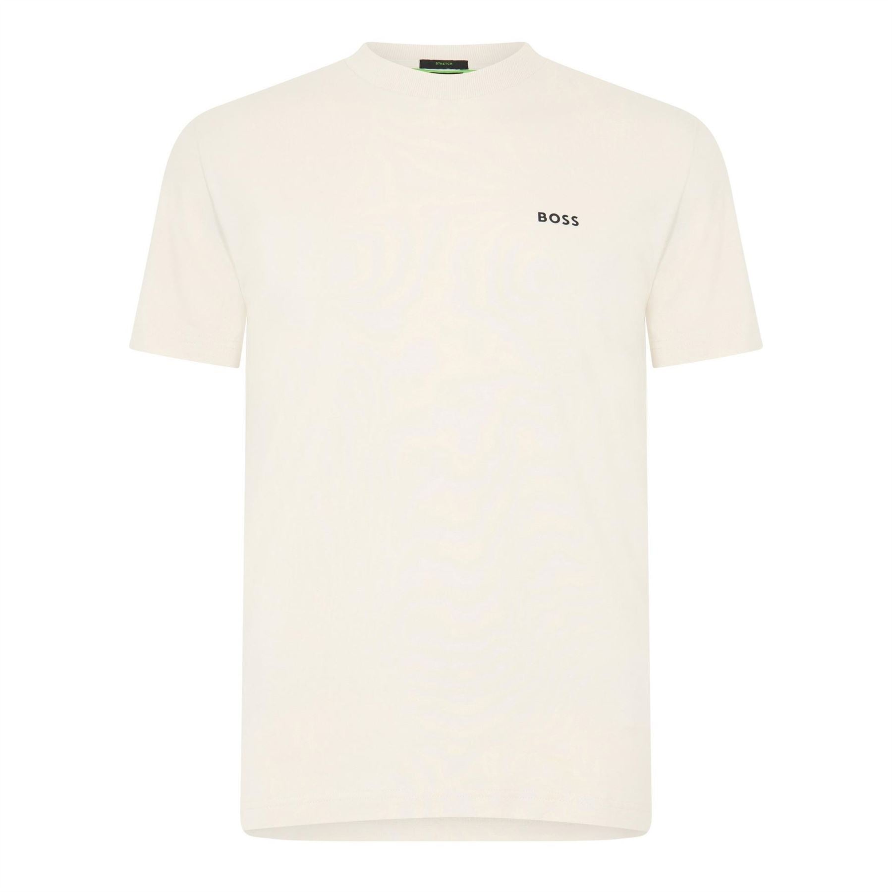 Boss BOSS GREEN T Shirt with Logo Design Stretch Cotton
