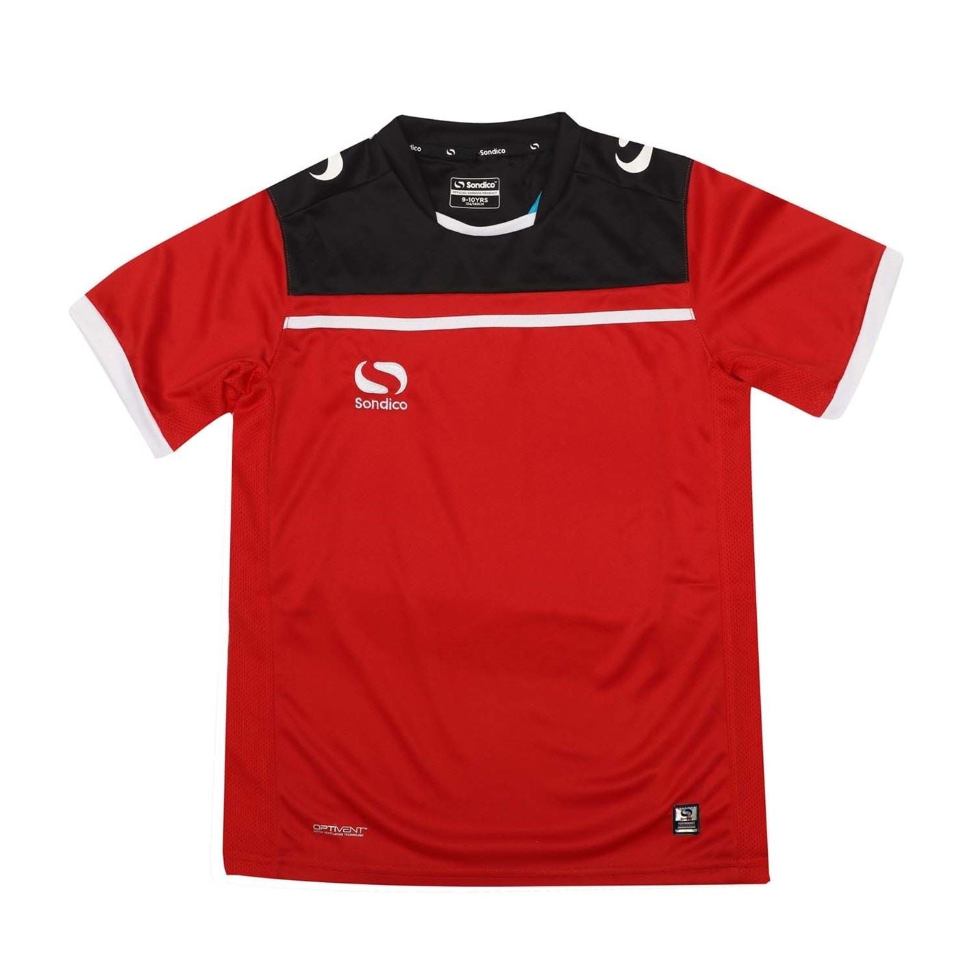 Sondico Crew Neck Short Sleeve Jersey T-Shirt