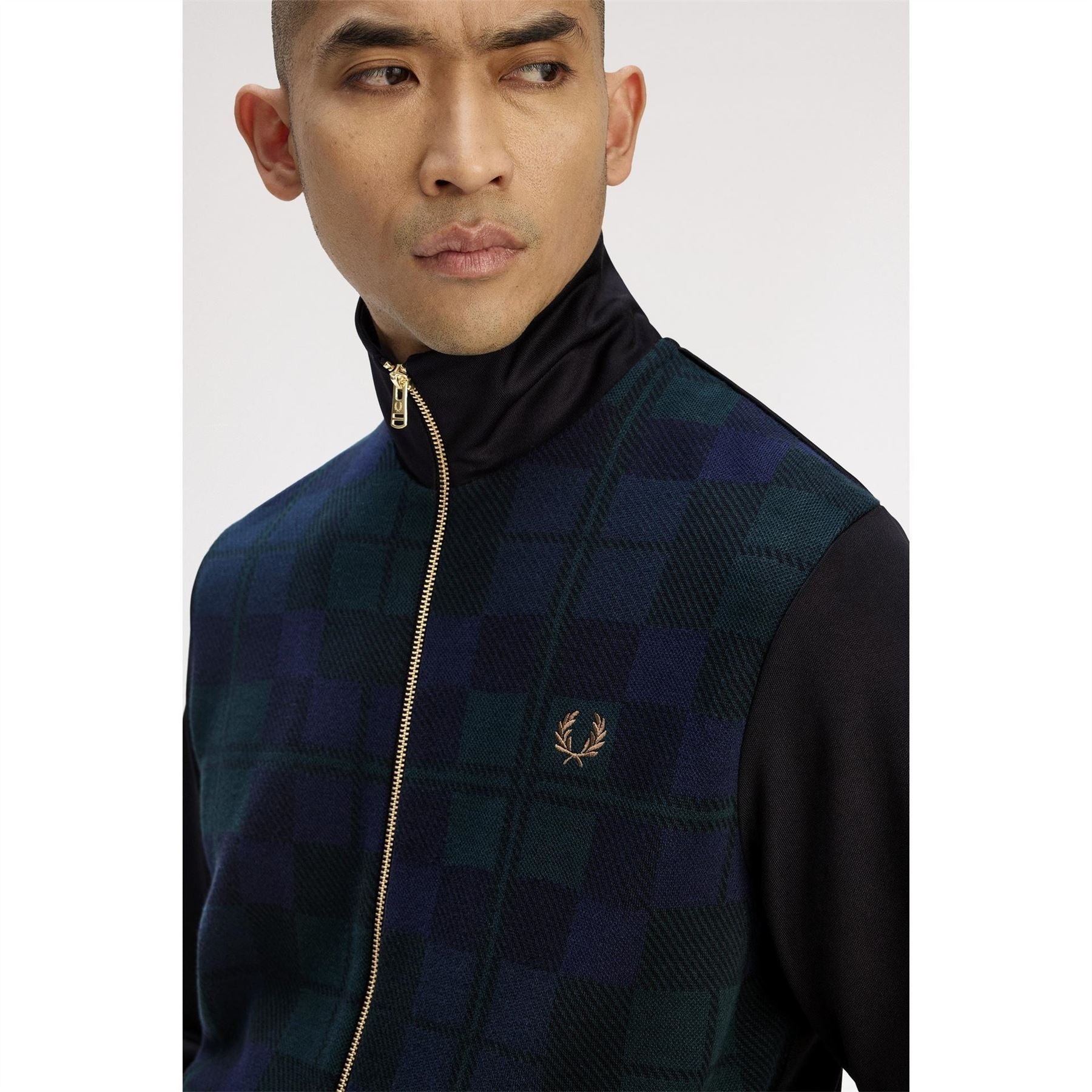 Fred Perry Tartan Tracksuit Top