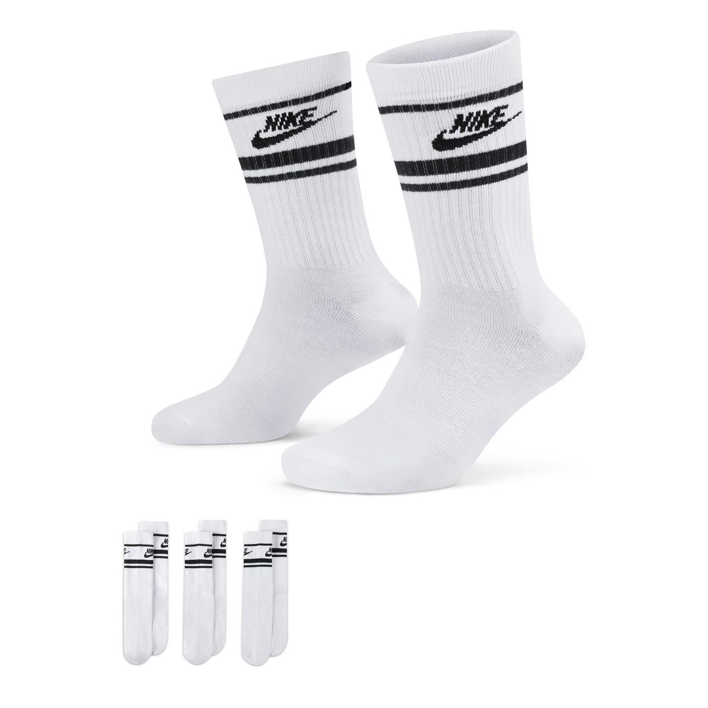 Nike Sportswear Dri Fit Everyday Essential Crew Socks (3 Pairs)