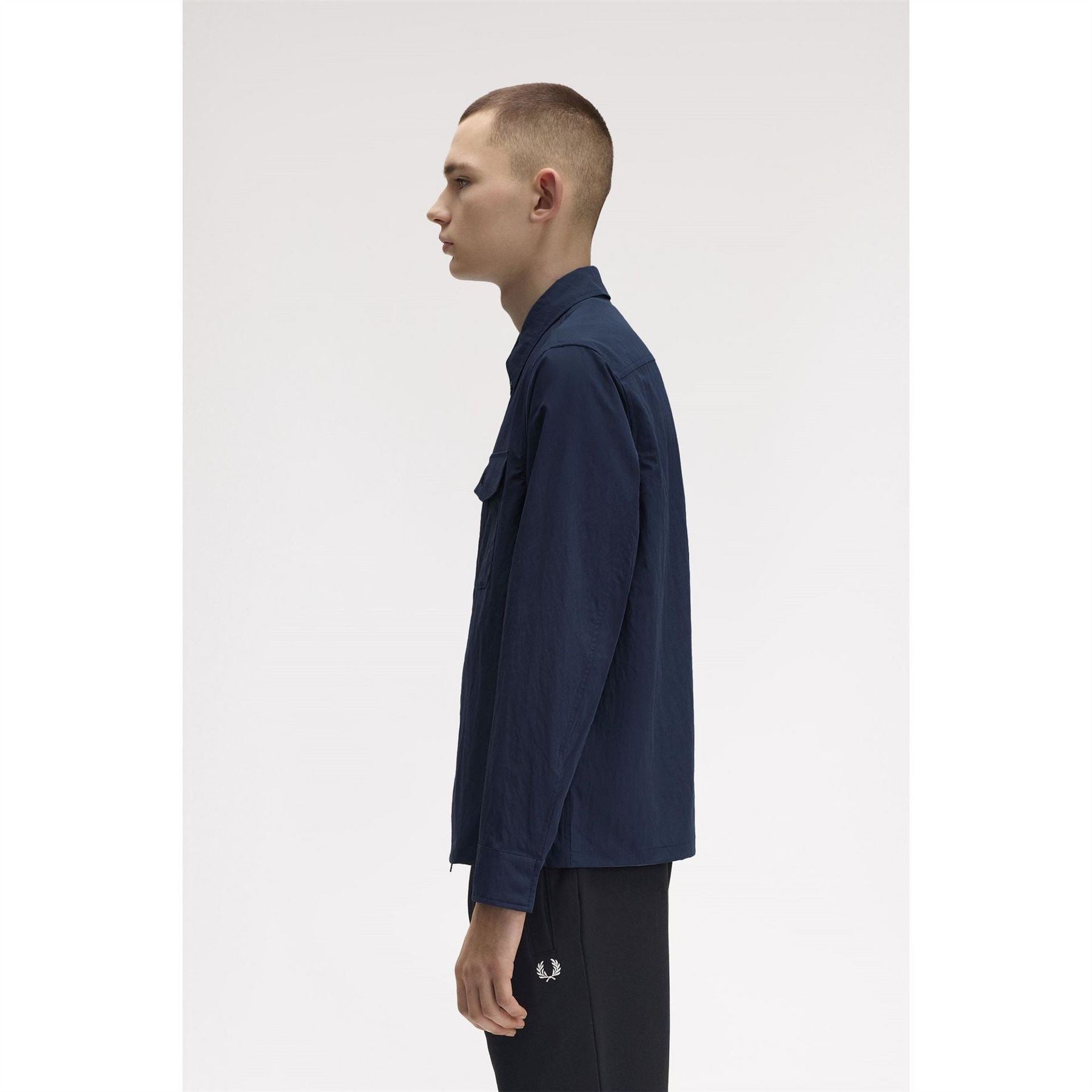 Fred Perry  Long Sleeve Zip Overshirt
