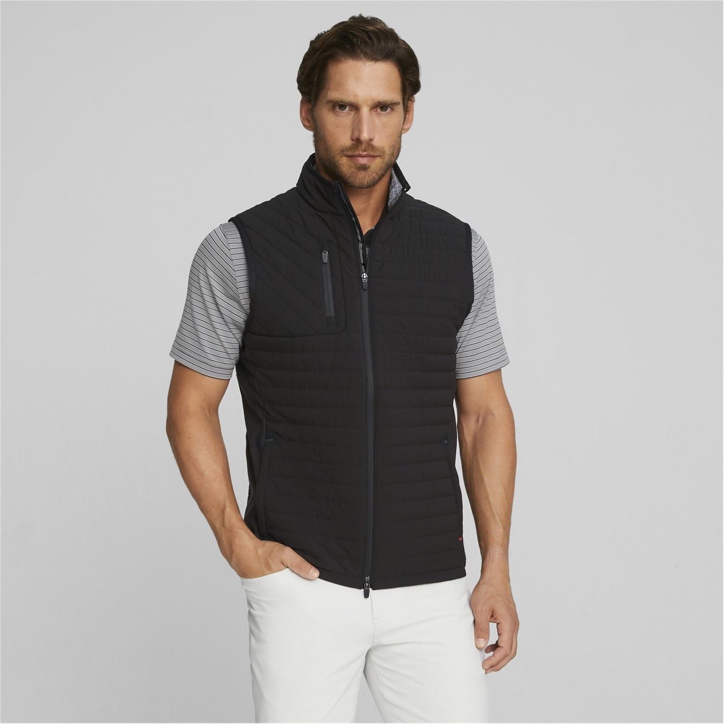 Puma Scotia Quilted Performance Golf Vest