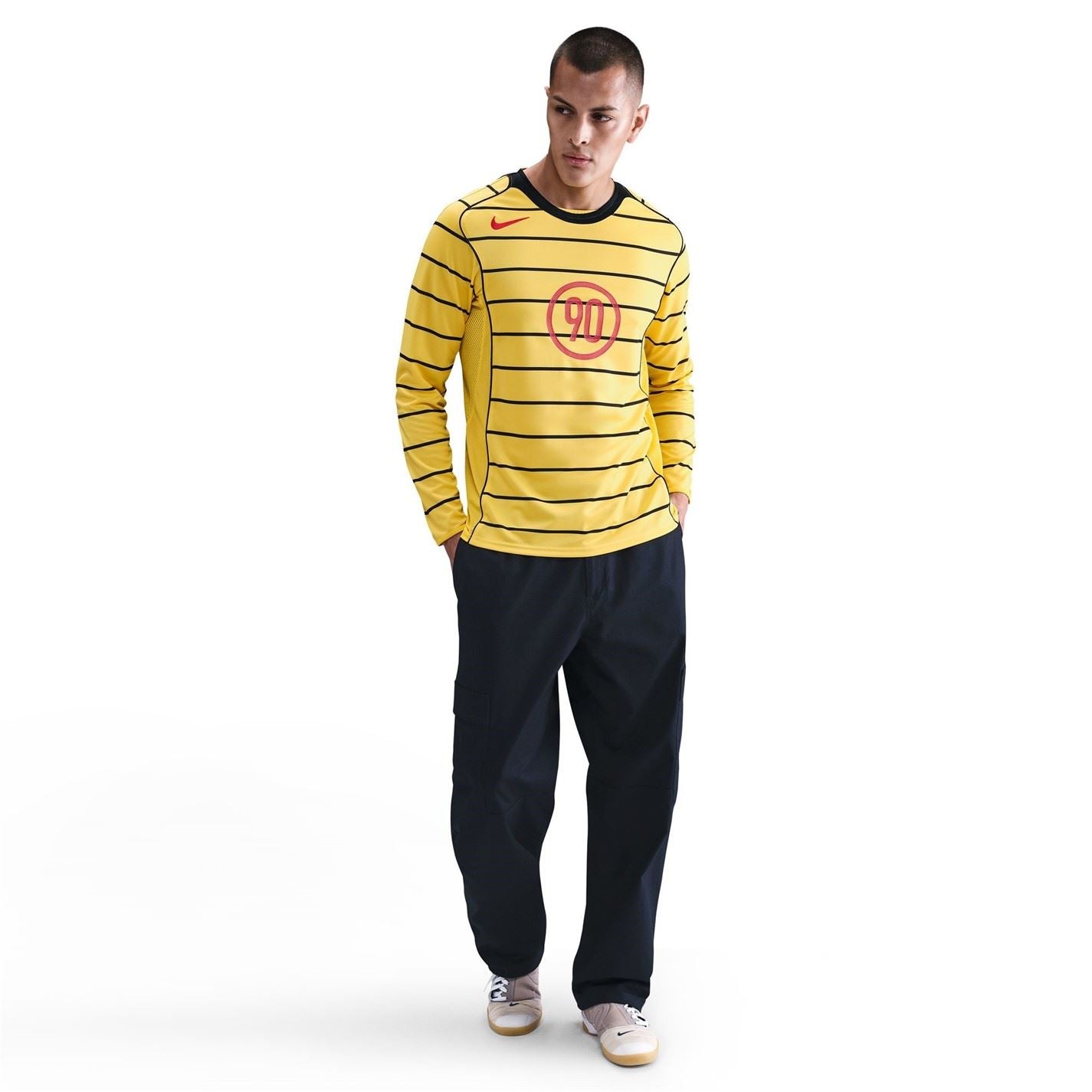 Nike T90 Energy Crew Neck Long Sleeve Competition T-Shirt