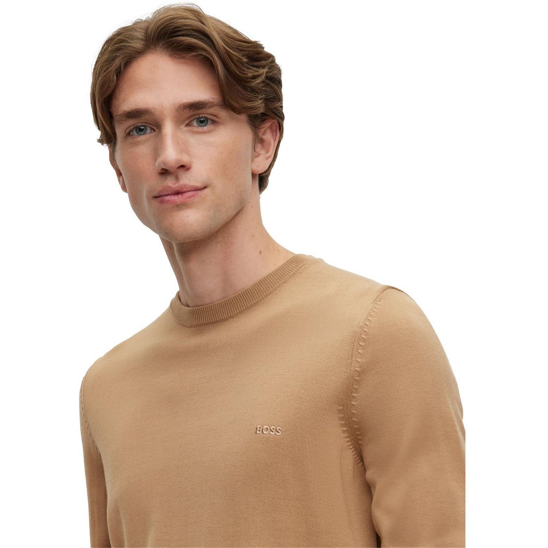 Boss Botto L 01 Black Classic Fit Crew Neck Jumper