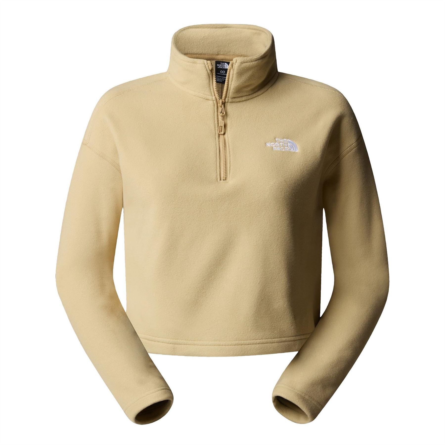 The North Face Glacier Quarter Zip Crop Fleece Top
