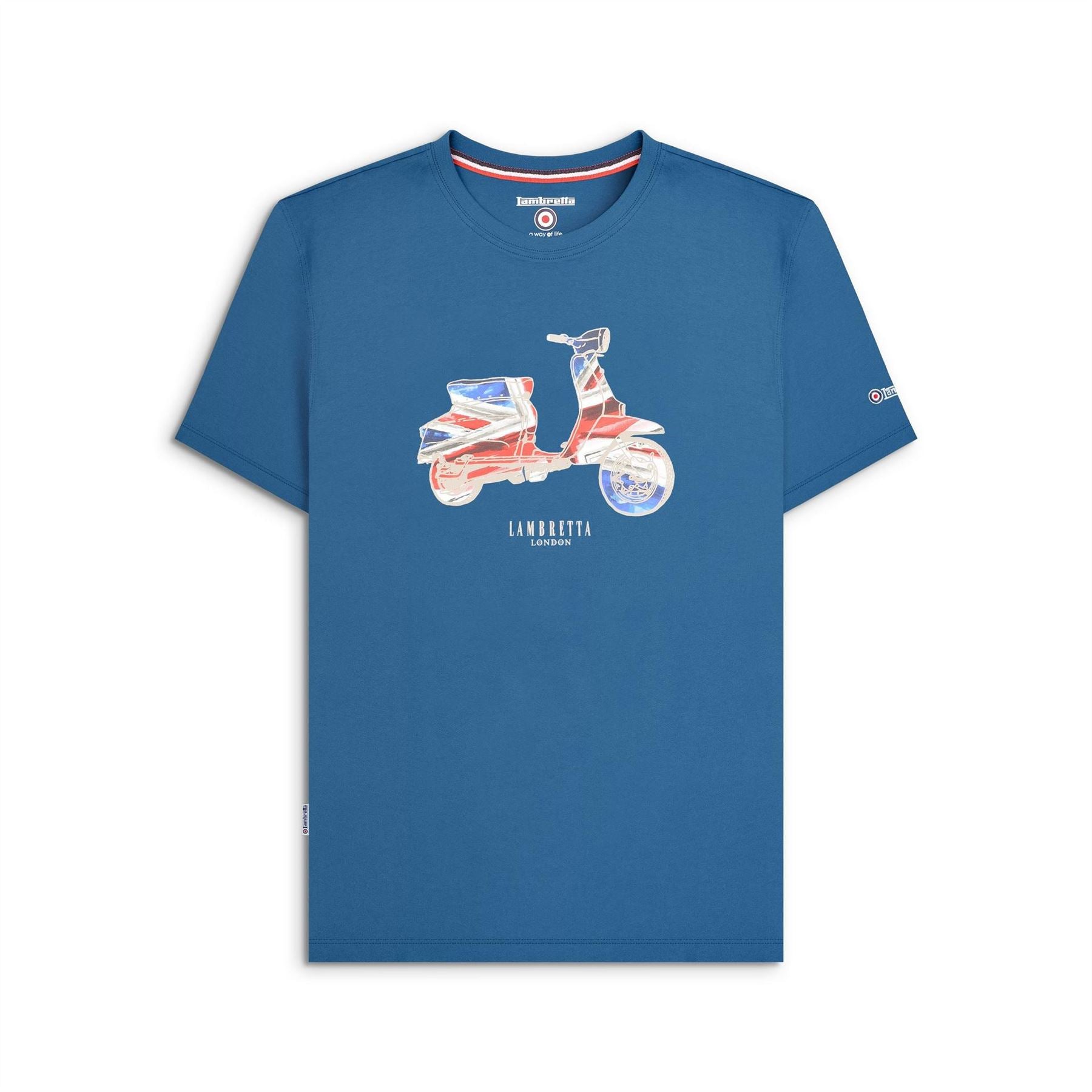 Lambretta Flag Graphic Regular Fit T-Shirt