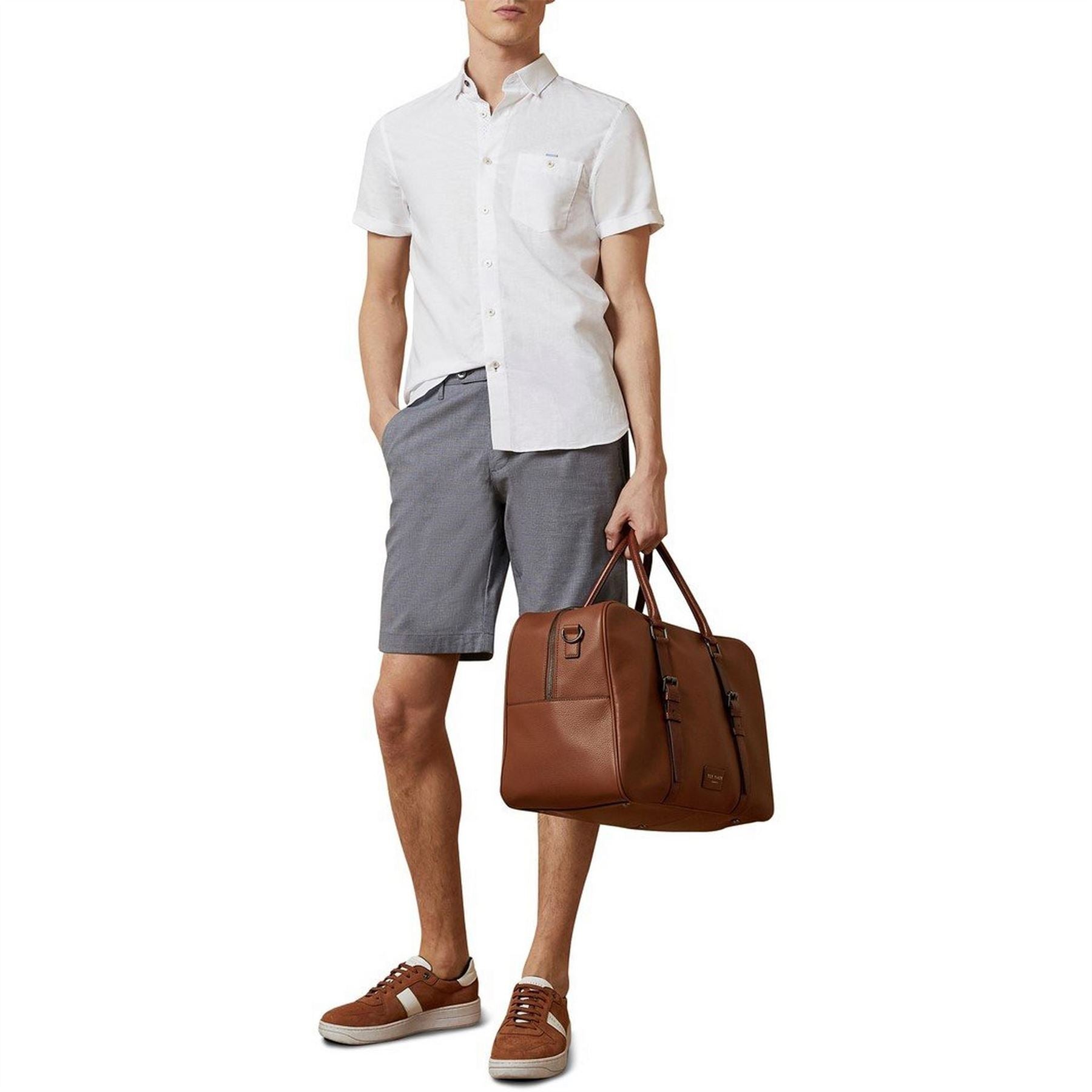 Ted Baker Semi Plain Cotton Chino Shorts