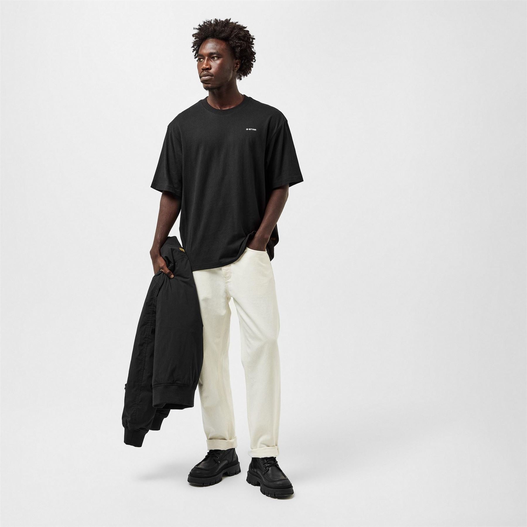 G Star Crew Neck Short Sleeve Regular Fit T-Shirt