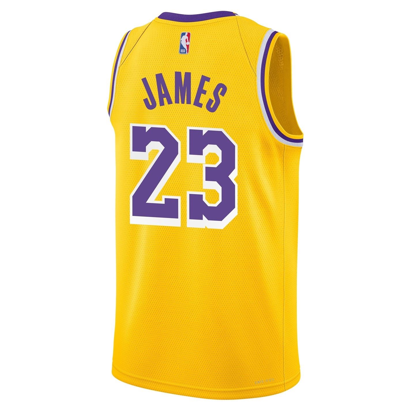 Nike NBA V-Neck Regular Fit Number T-Shirt