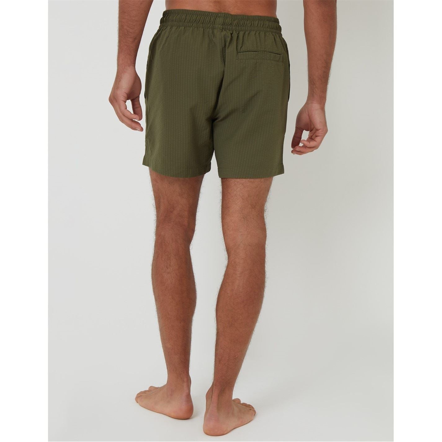 Threadbare Rola Relaxed Fit Textured Swim Shorts