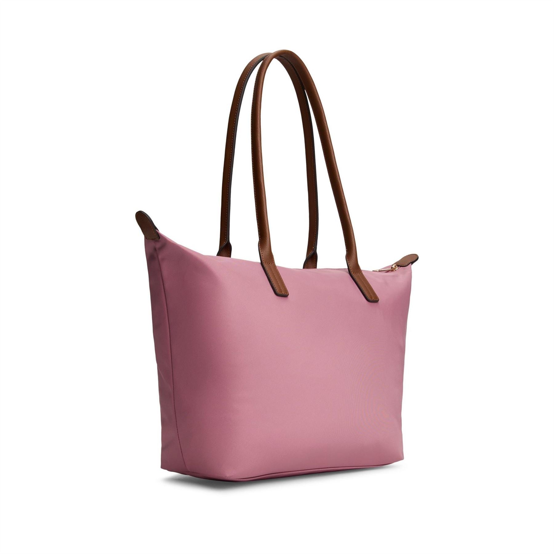 Tommy Hilfiger Popette Trapezoid Shape Tote Bag with Gold Tone Hardware
