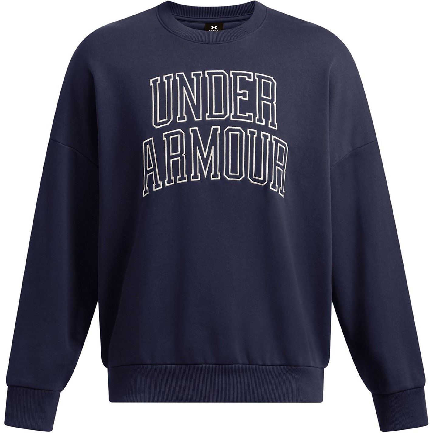 Under Armour Icon Crew Neck Ribbed Collar Long Sleeve Sweatshirt