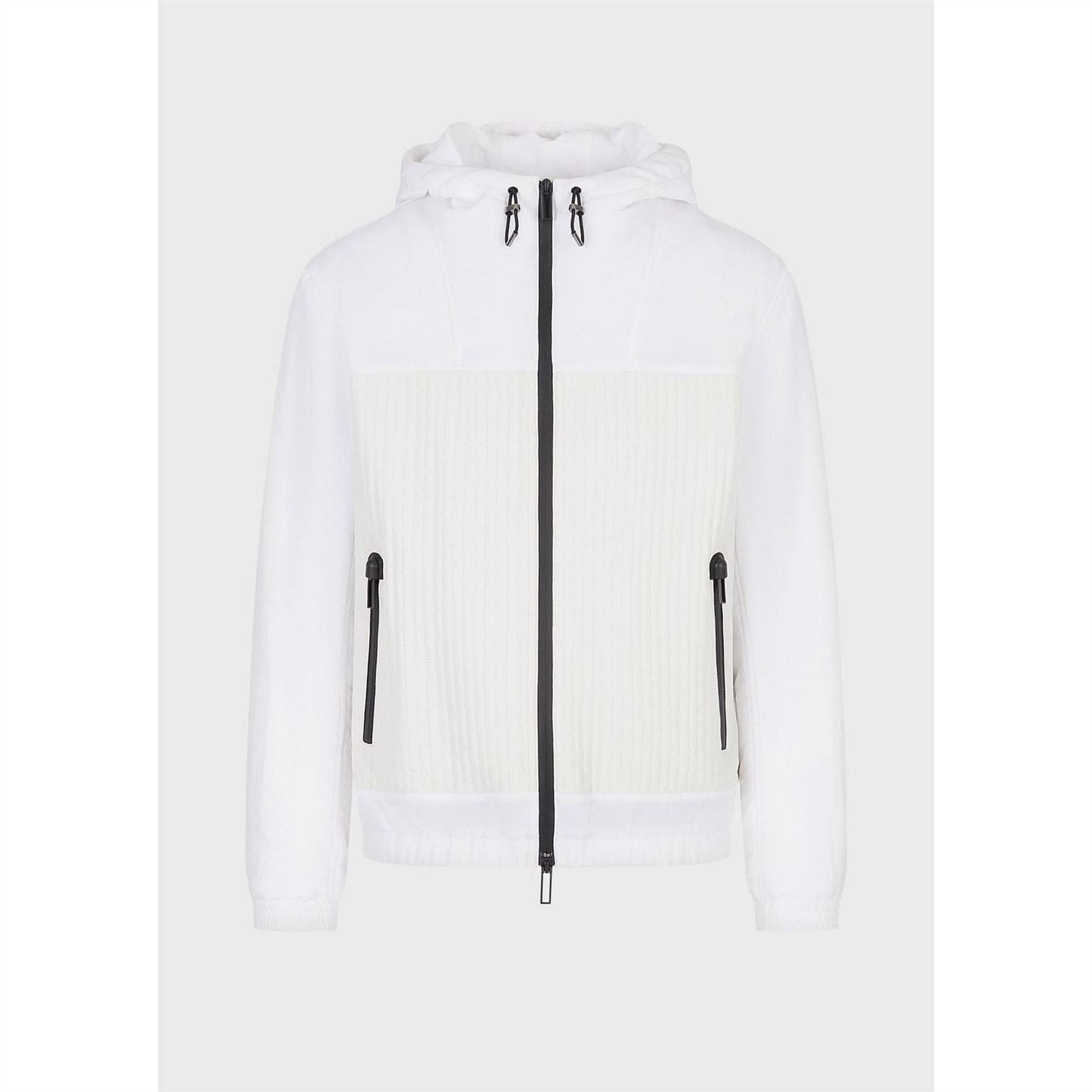Emporio Armani Leather Hooded Jacket