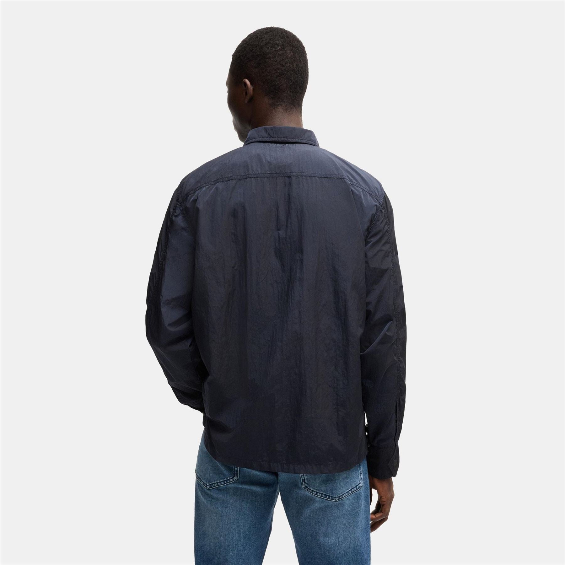 Boss Leejay1m Orange Overshirt