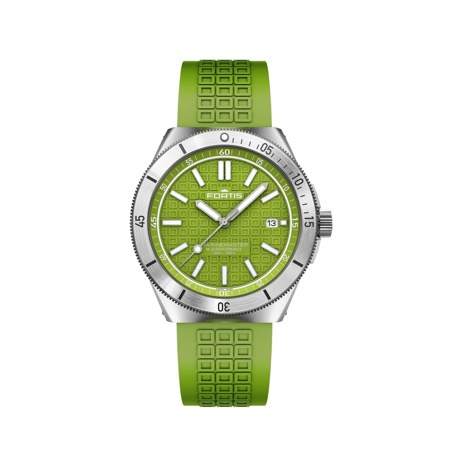 Fortis Marinemaster Automatic Stainless Steel 300M Water Resistant Auto Analogue Watch