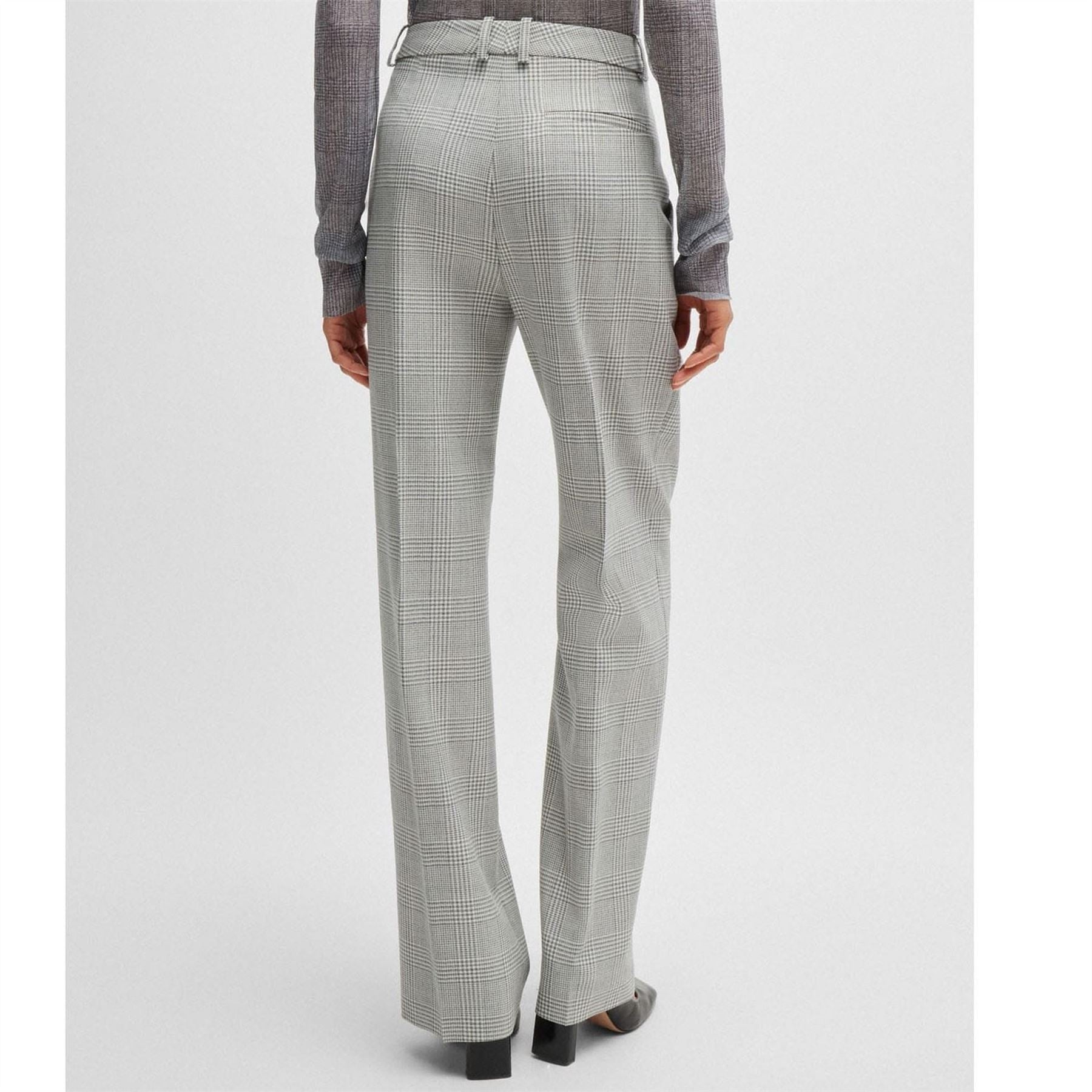 Boss Womens Tanity 10260288 01 Straight Leg Trousers
