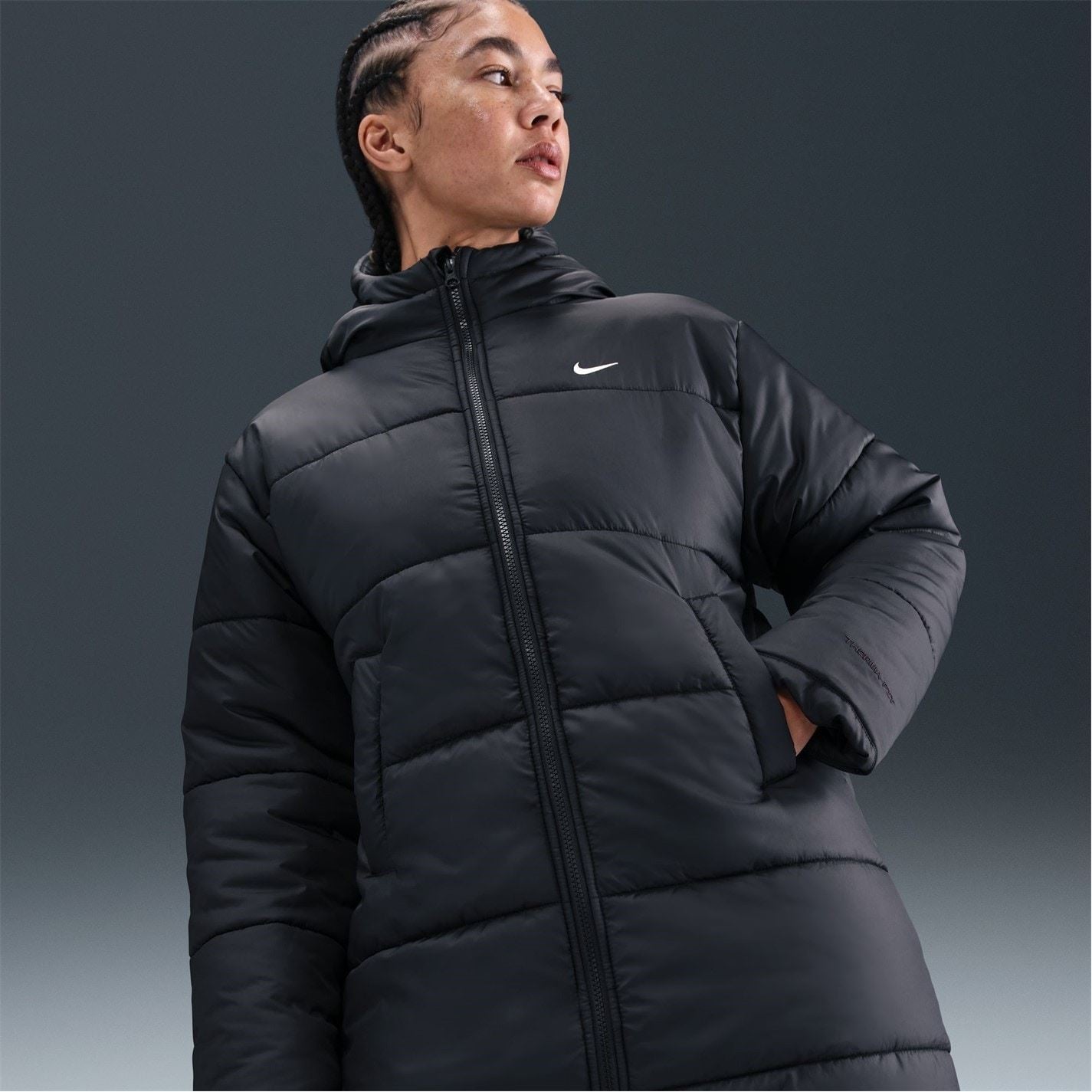 Nike Womens Sportswear Classic Puffer Therma Fit Loose Parka