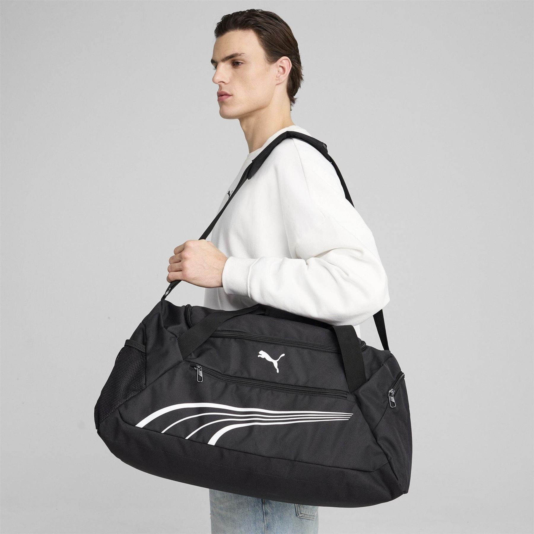 Puma Fund Sport Duffle Bag with Logo