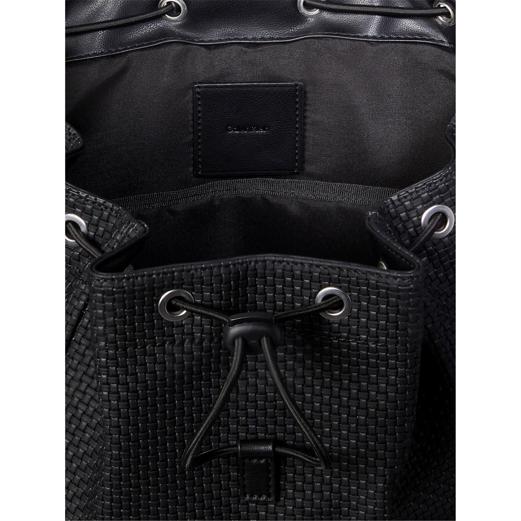 Calvin Klein Woven Flap Backpack