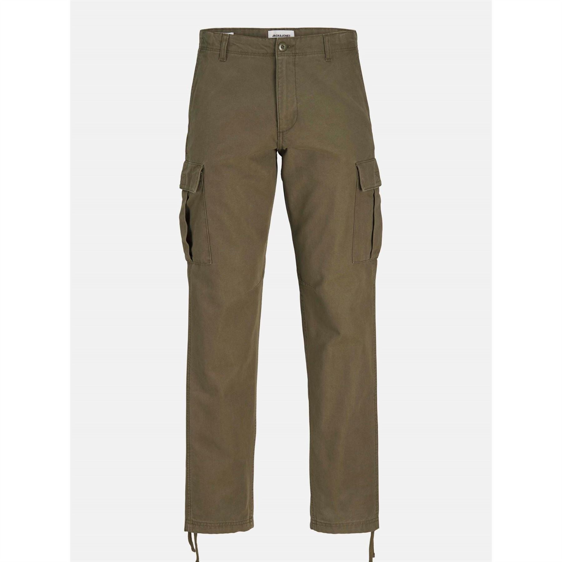 Jack and Jones Kane Barkley Solid Patterned Cargo Pants