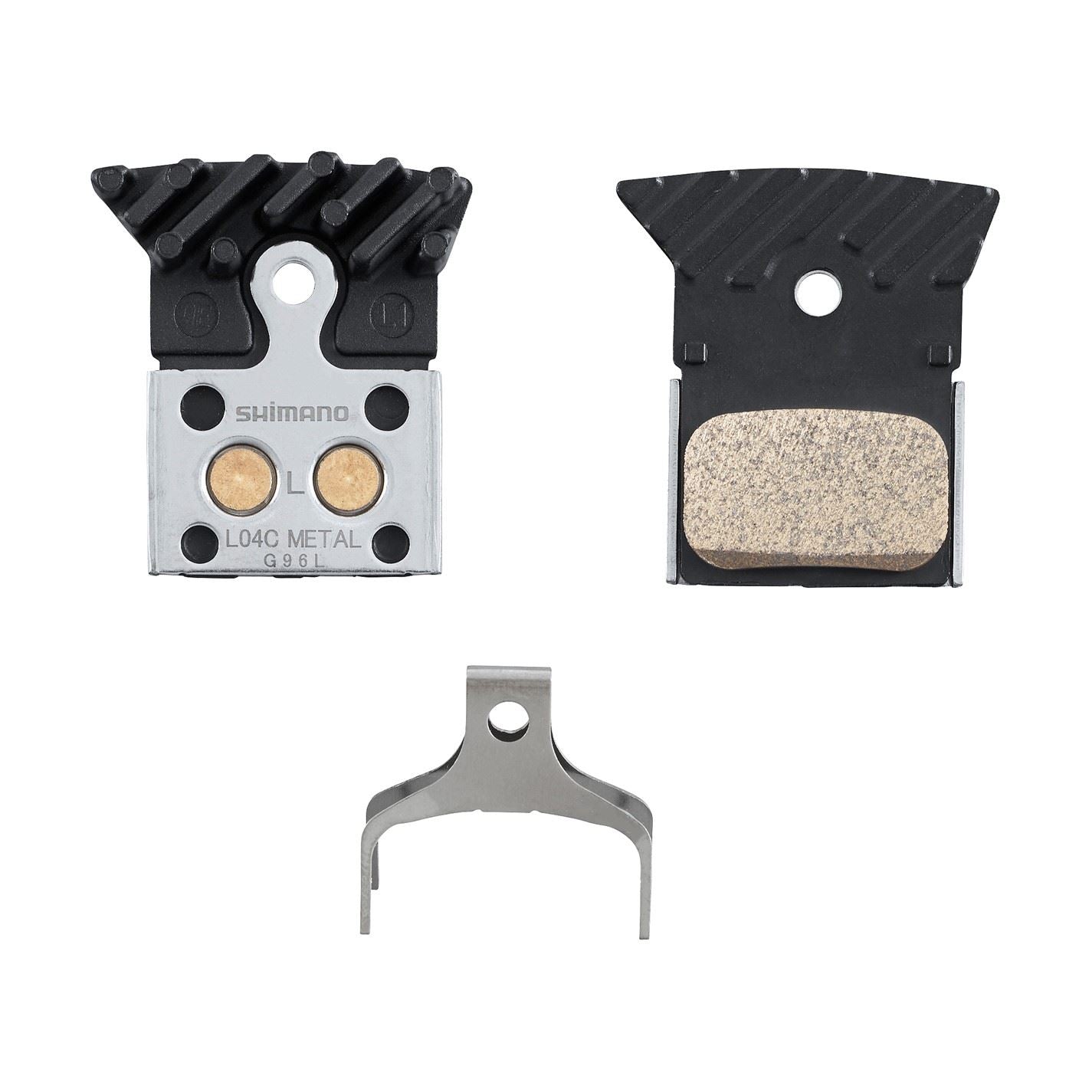 Shimano L04c Disc Pads With Cooling Fins