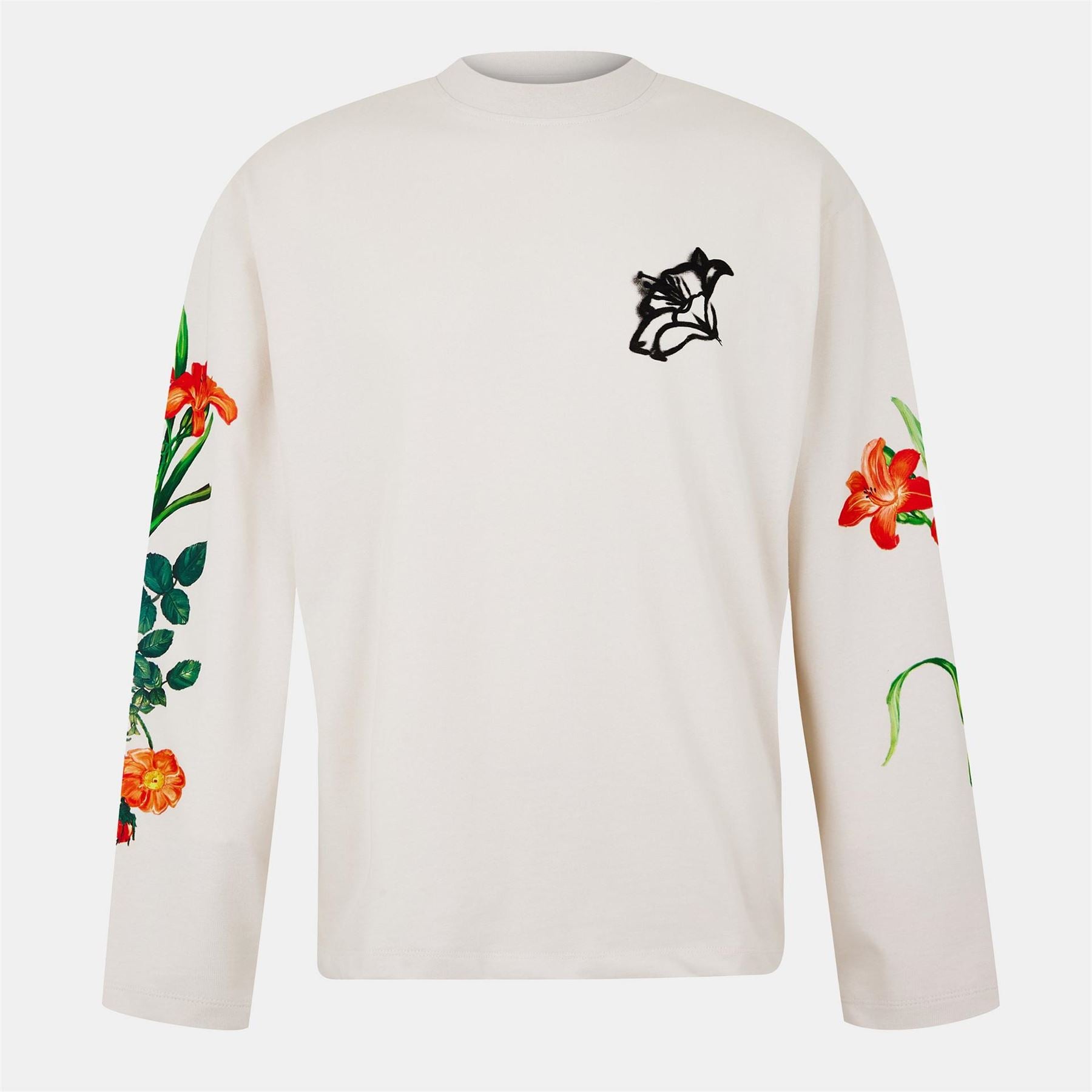 Hugo Crew Neck Regular Fit Long Sleeve T-Shirt