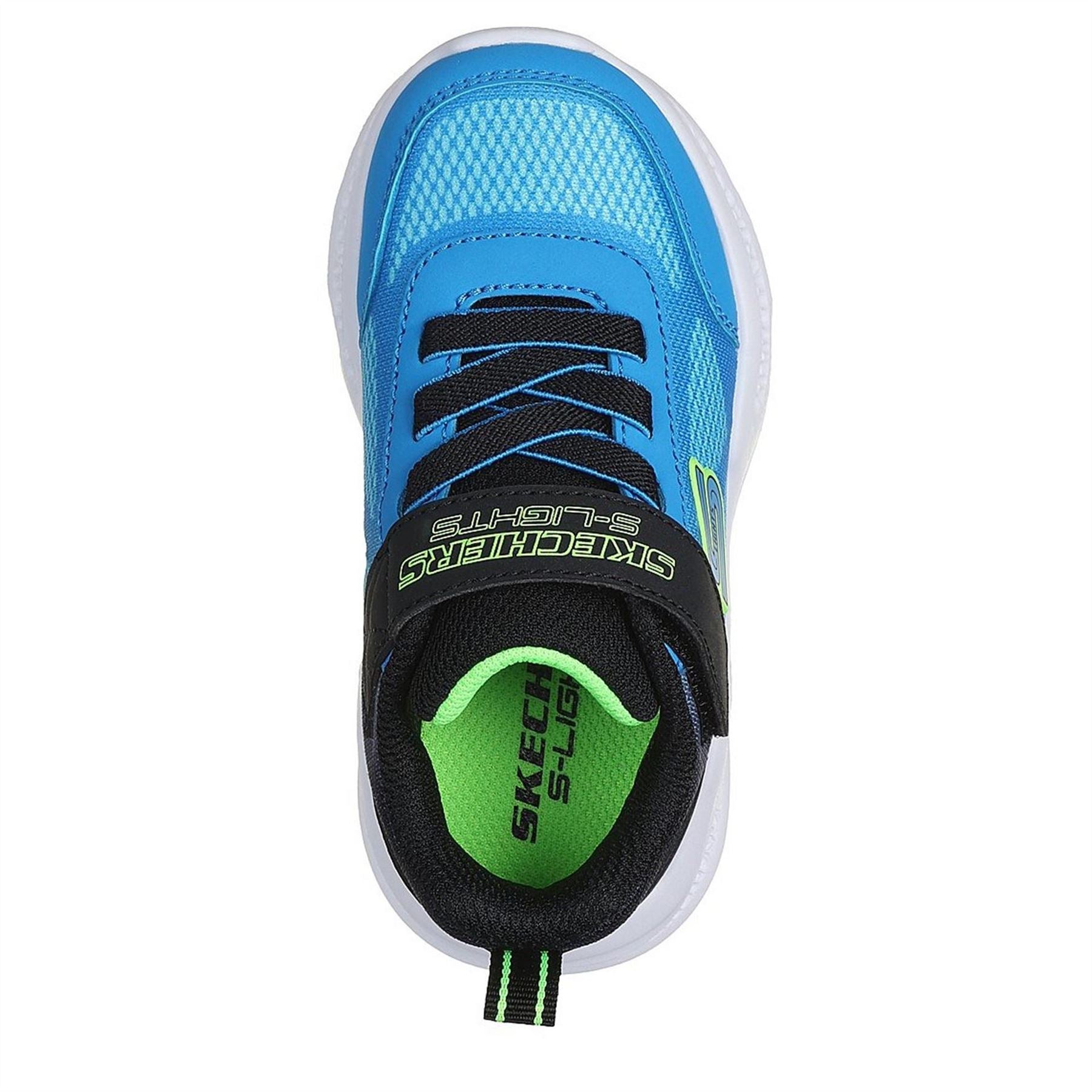 Skechers Lighted Gore  And  Strap Sneaker W Mult Light Up Trainers Boys