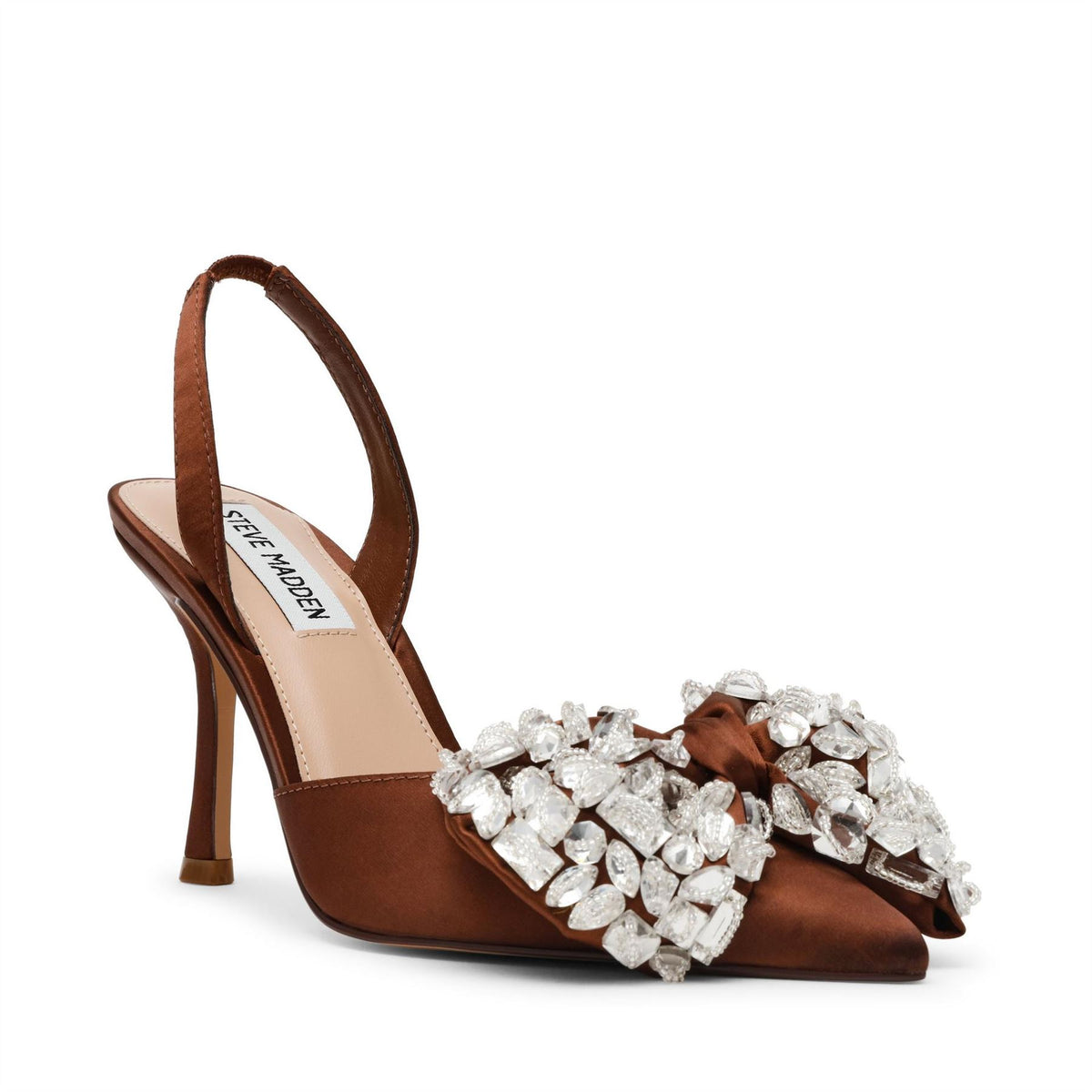 Steve Madden Lovie LD54 Closed Toe High Heel Slingbacks