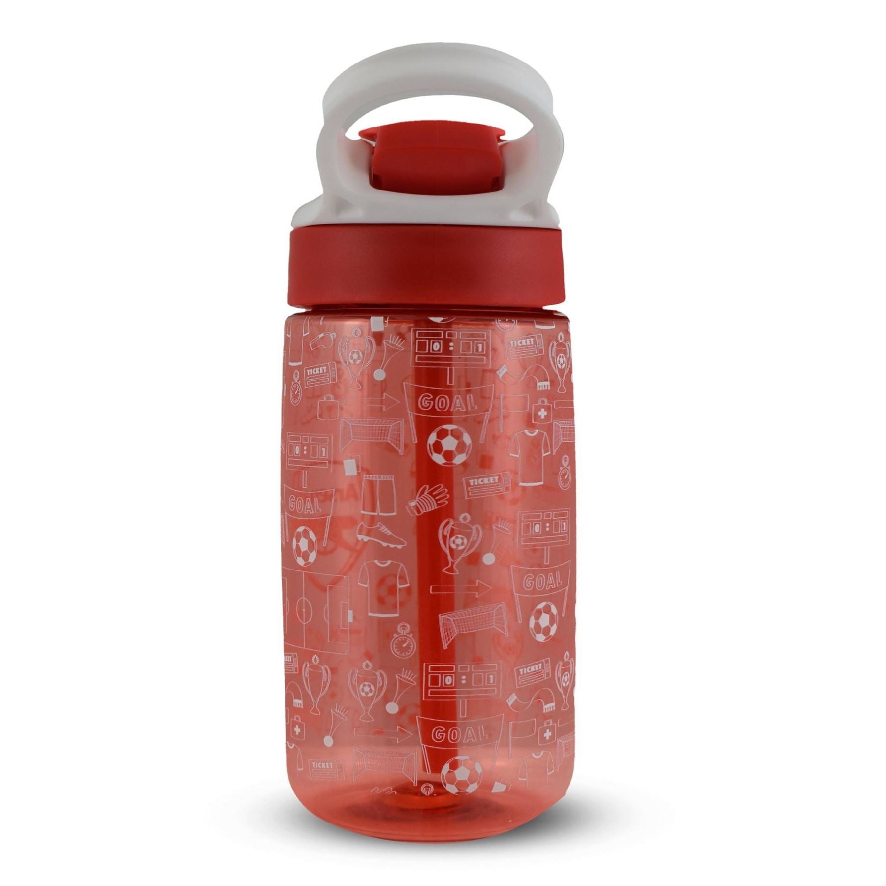 Team 480ml Plastic Football Water Bottle