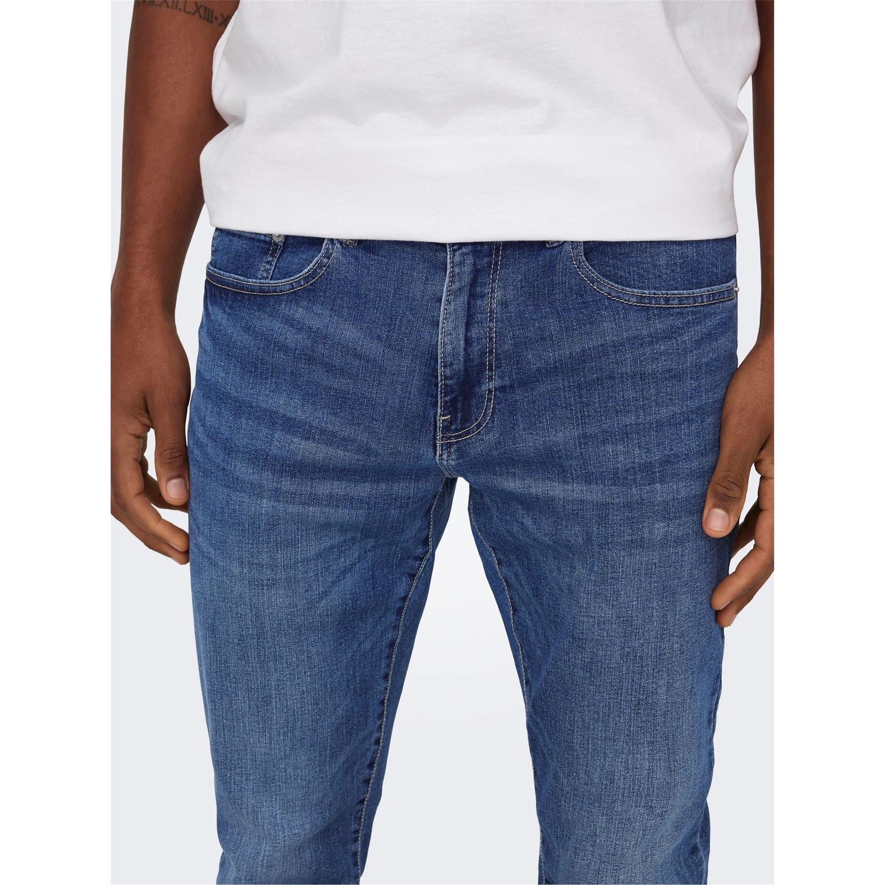 Only and Sons Tapered Fit Five Pocket Jean