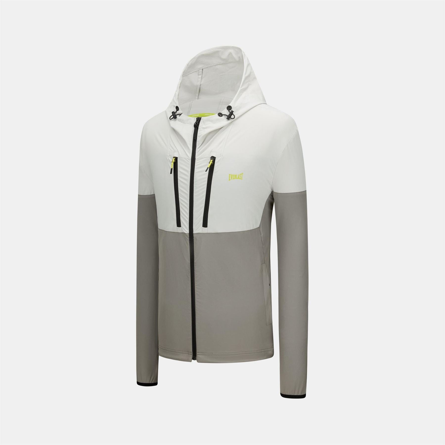 Everlast NRG Color Block Hooded Drawstring Track Jacket with Logo