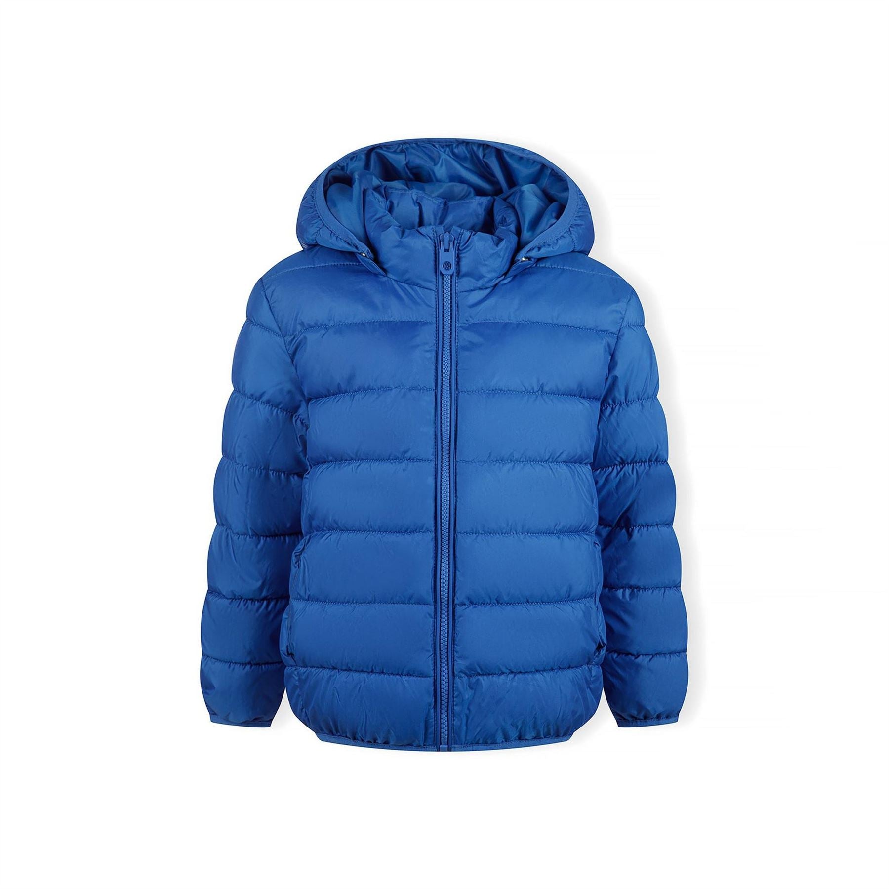 Minoti Boys Padded Jacket Detachable Hood Cobalt Blue