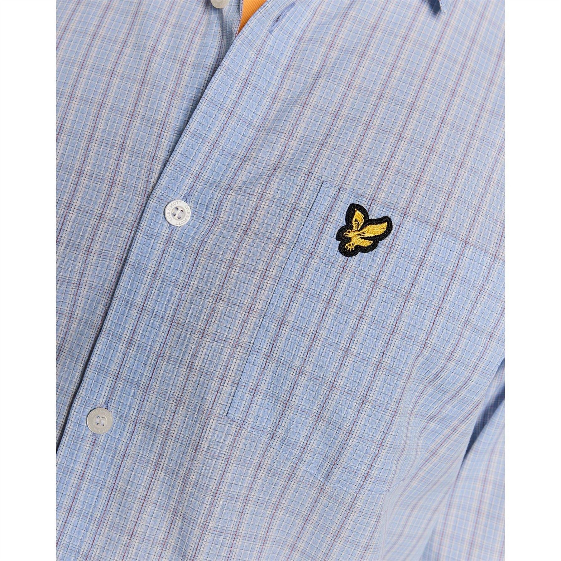 Lyle and Scott Long Sleeve Patterned Shirt