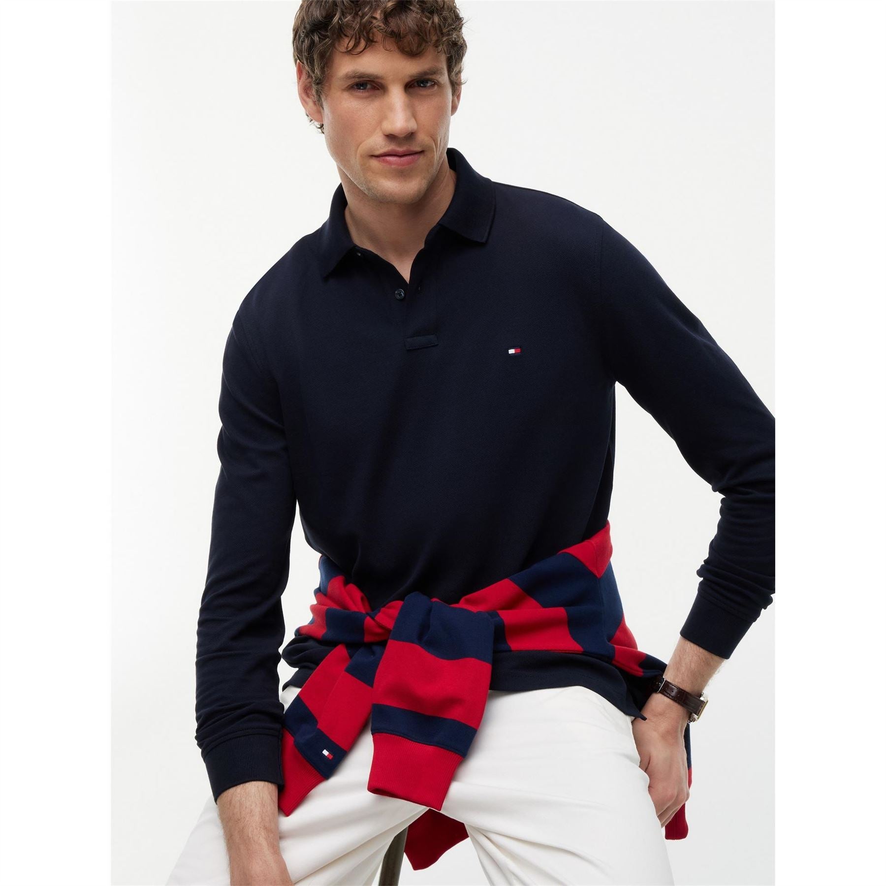 Tommy Hilfiger Long Sleeve Polo Shirt