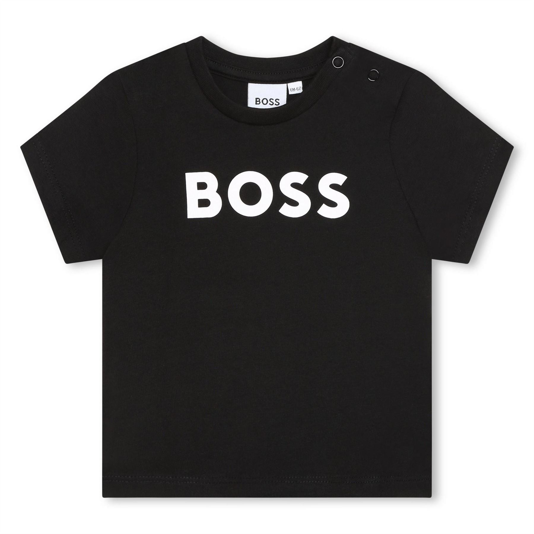 Boss Large Logo Regular Fit T-Shirt, Bold Print