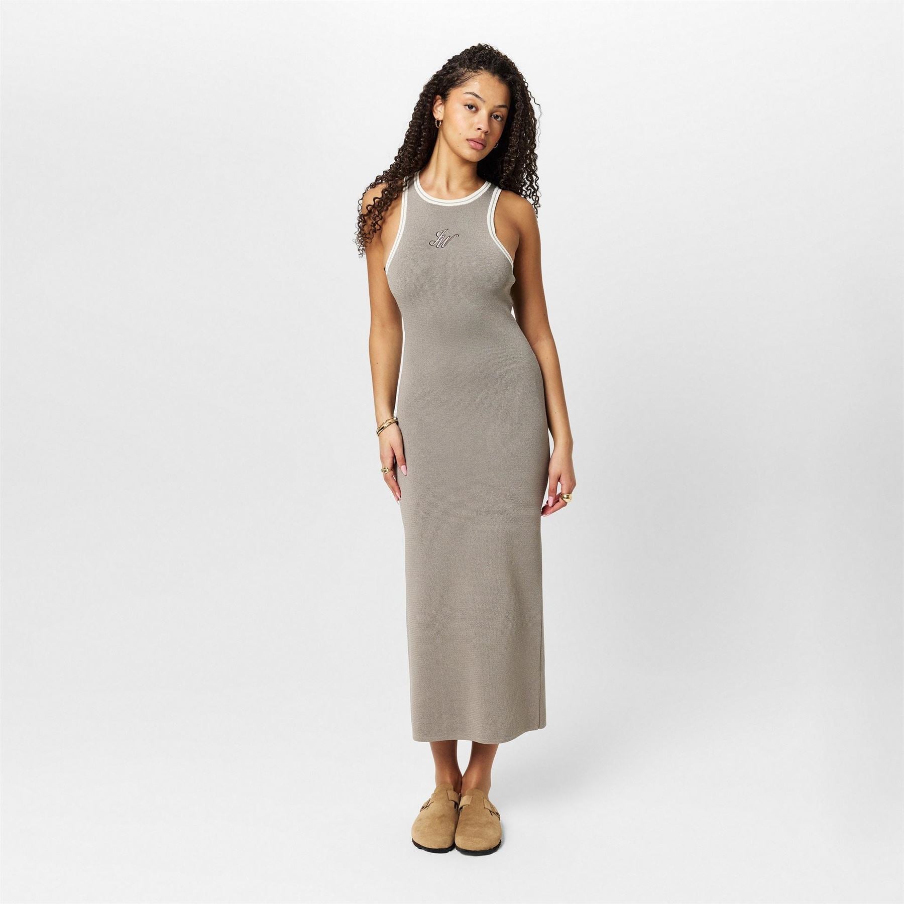 Jack Wills Racer Crew Neck Maxi Slip Dress